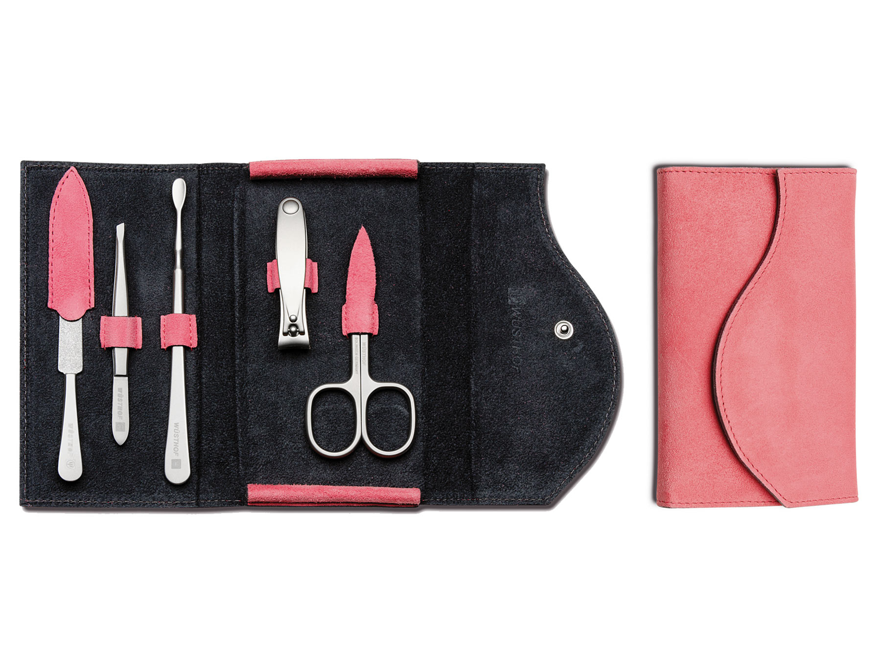 Wüsthof 9135 Nagelpflegeetui 5 teilig pink/grau