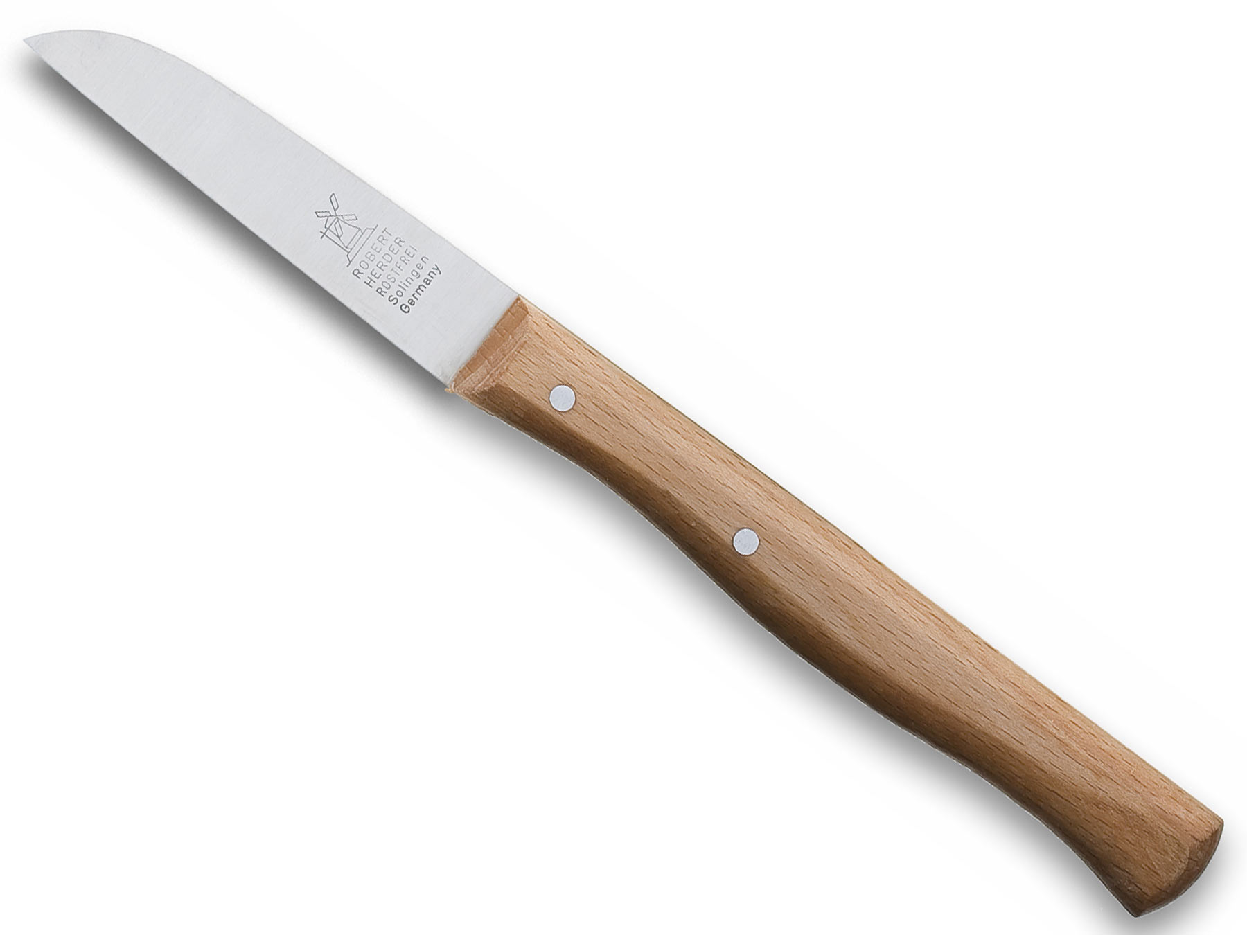 Windmühle Schälmesser Klassiker Carbon Rotbuche 6,5cm