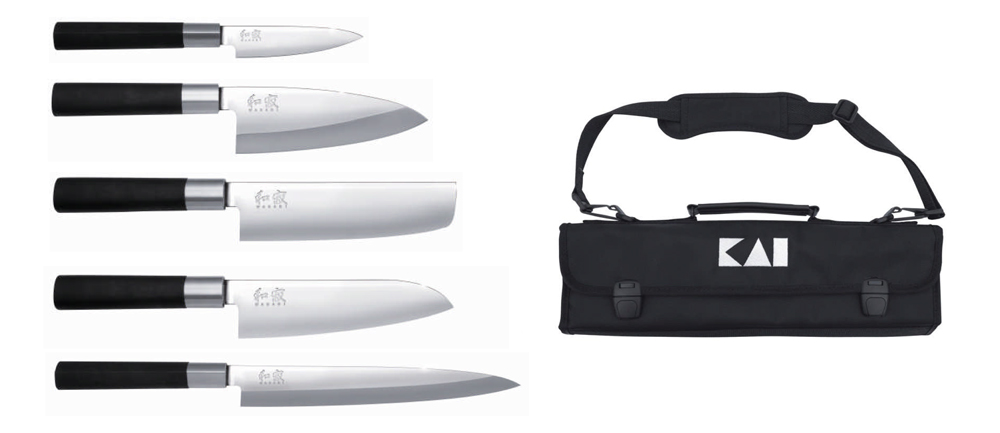 KAI Wasabi Black JAPAN Set KAI Wasabi Black JAPAN Set