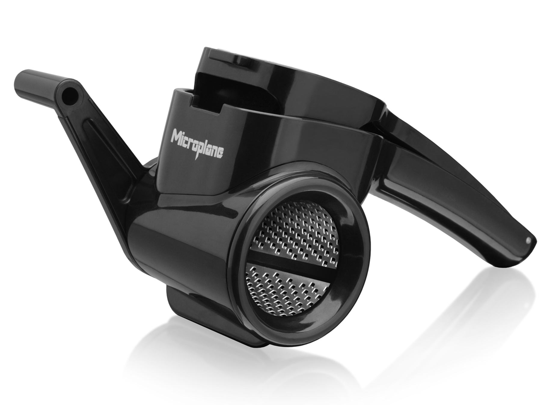 Microplane Specialty 39904 rotierende Reibe Edelstahl/schwarz
