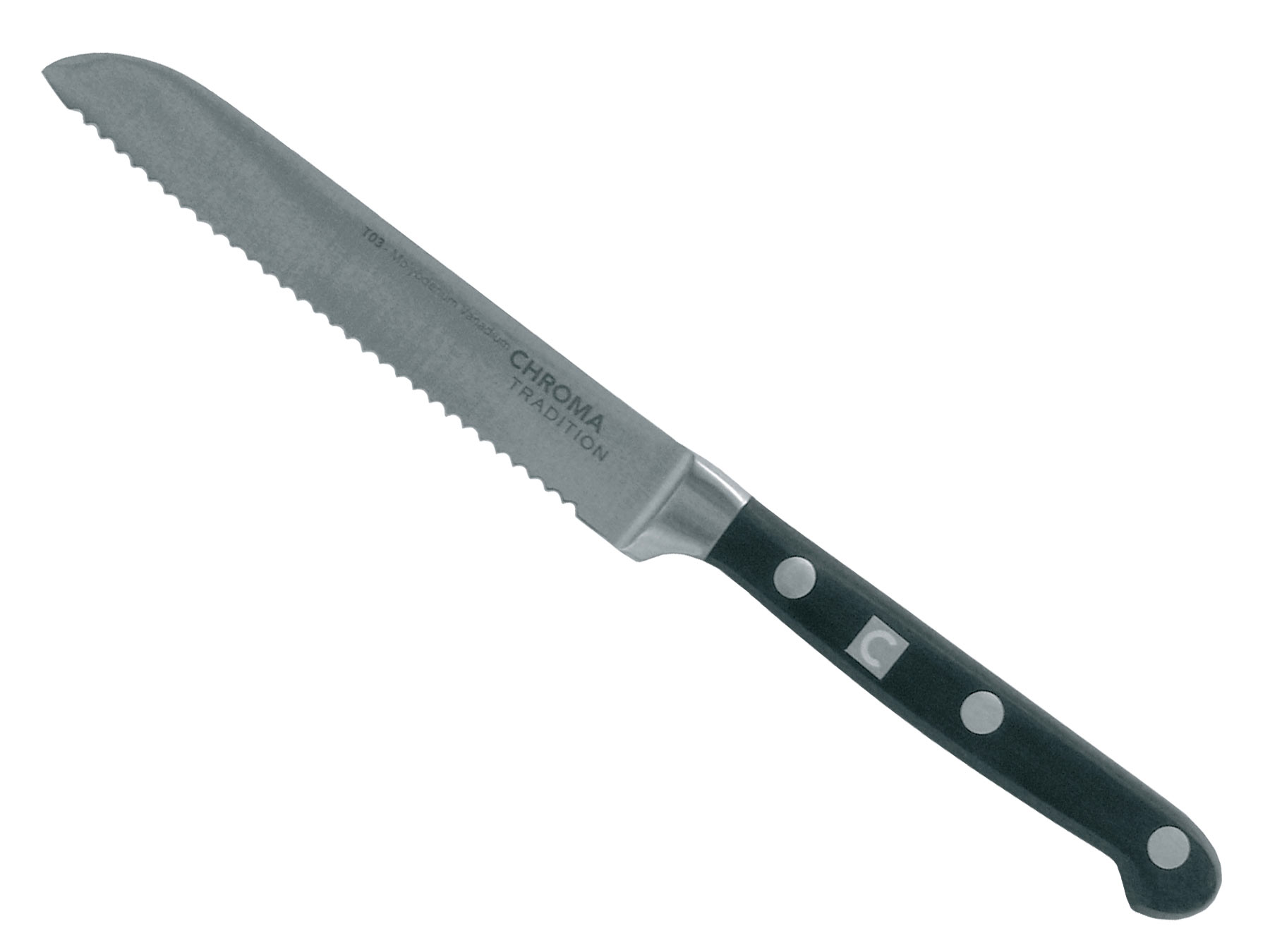 Chroma Tradition T03 Brötchen- und Orangenmesser 13,4 cm