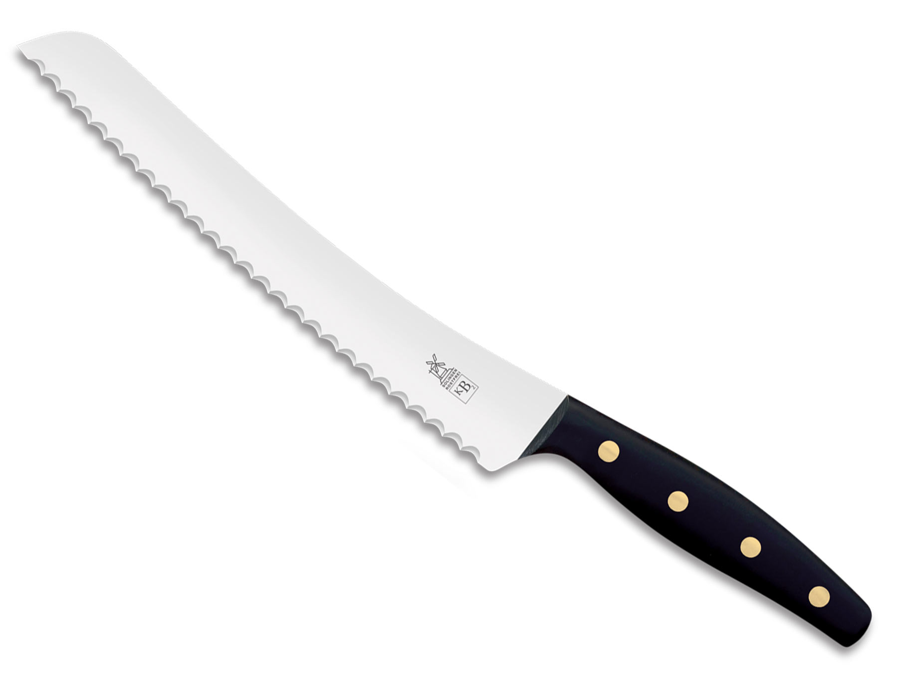 Windmühlenmesser KB2 Brotmesser Beidhänder POM