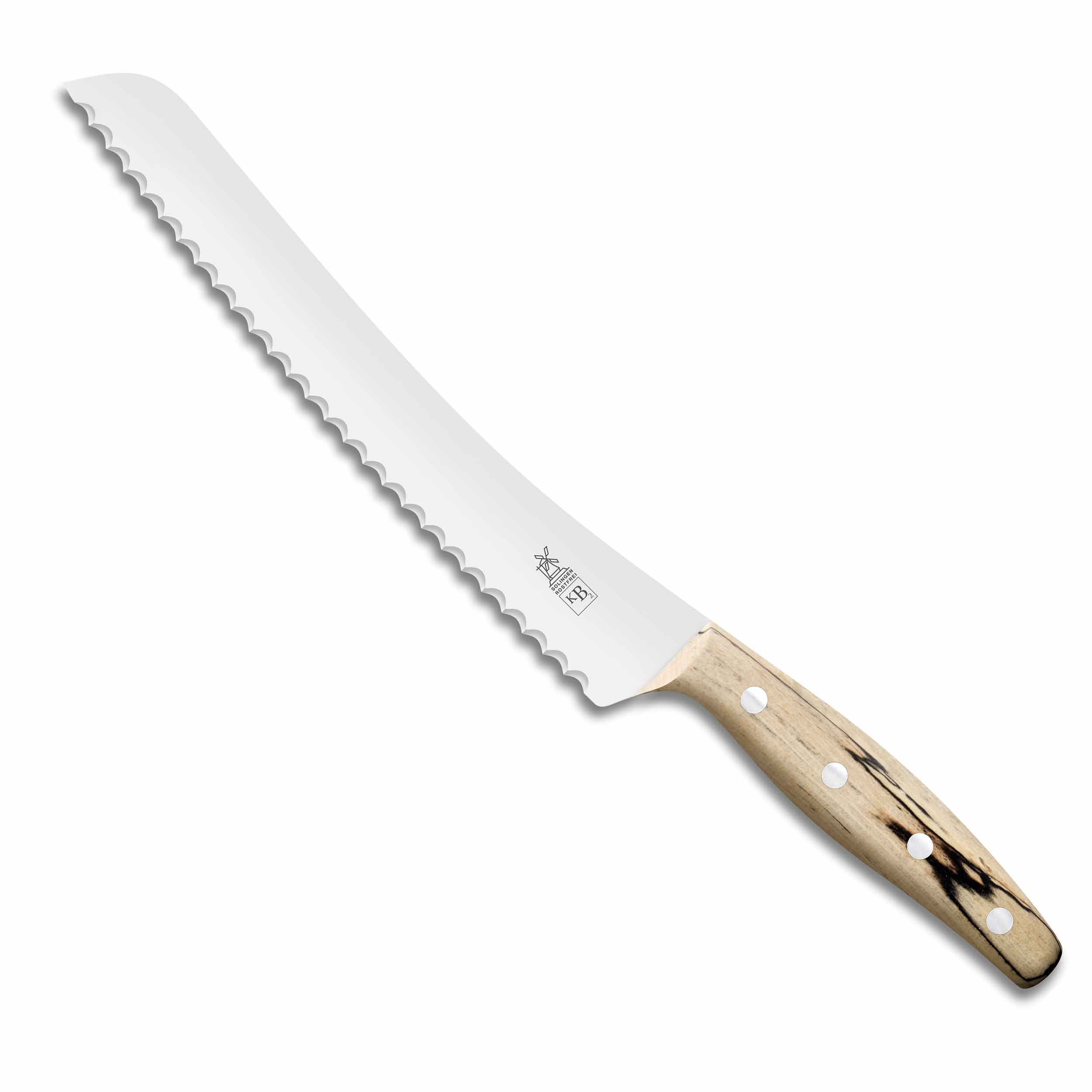 Windmühlenmesser KB2 Brotmesser Eisbuche 23 cm