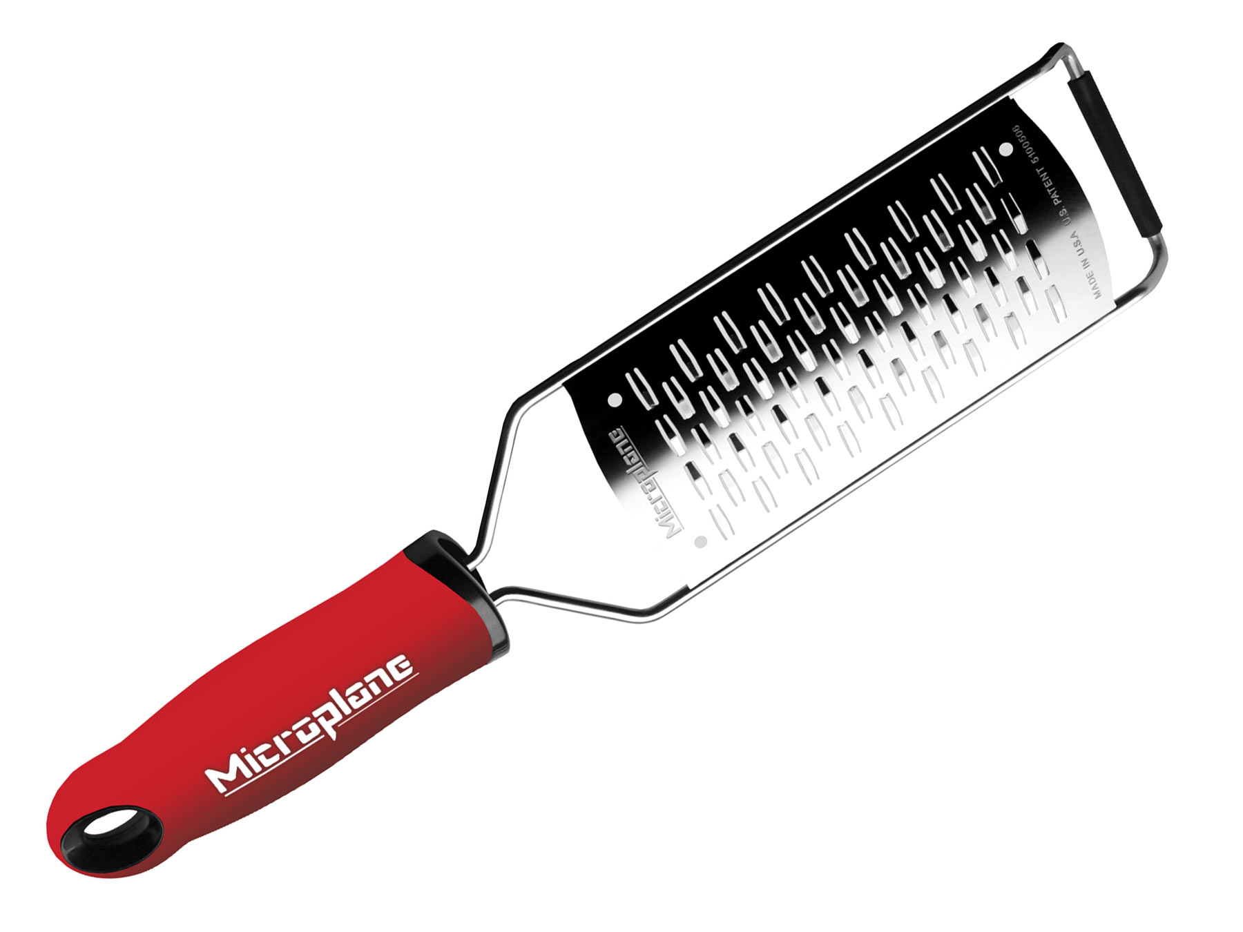 Microplane Gourmet 45102 Medium-Ribbon Mittelgroße Schneide rot