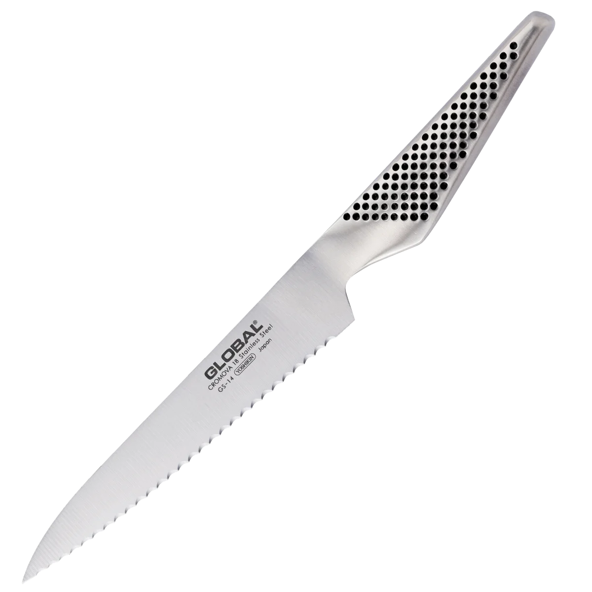 Global GS-14 Brötchenmesser 15 cm Brötchenmesser Yoshikin GS-14