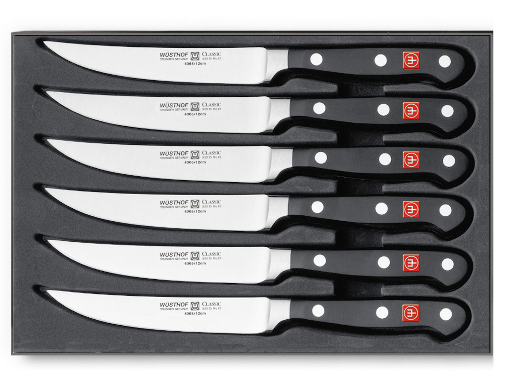 Wüsthof Classic 9730 Steakmessersatz 6 teilig Wüsthof Classic 9730 Steakmessersatz 6 teilig