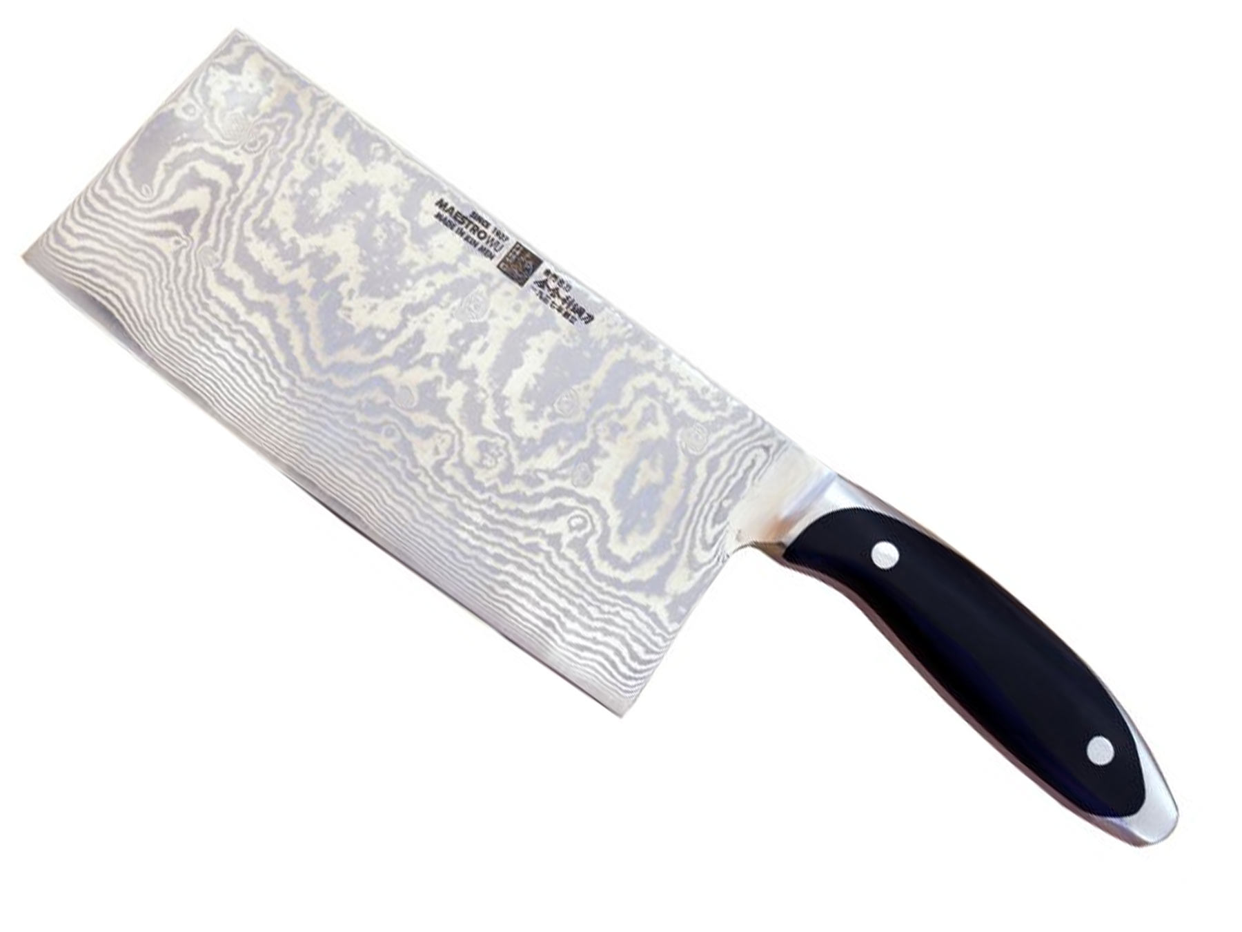 Maestro Wu Damast AMA-09 Chinesisches Kochmesser 17 cm