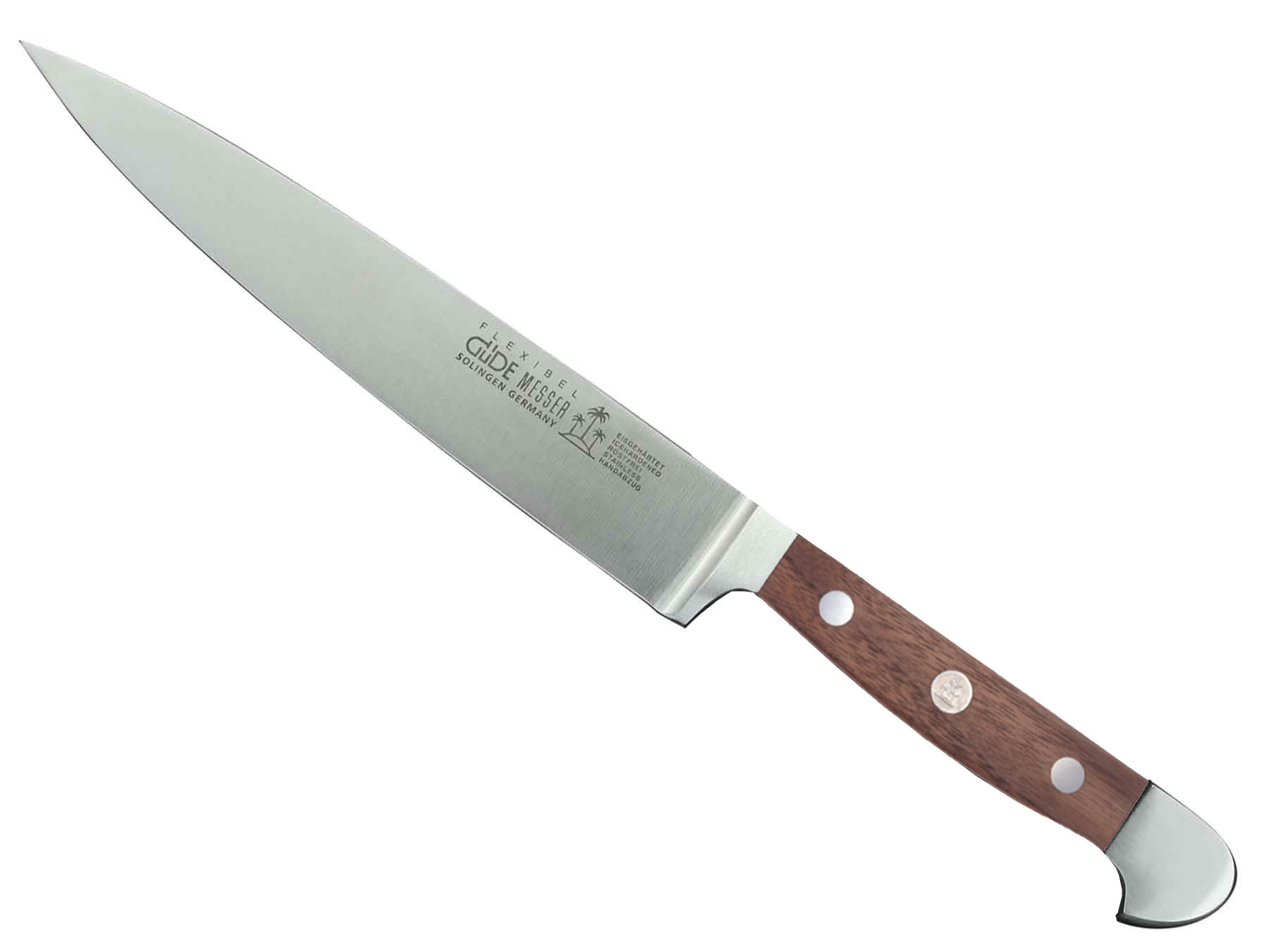 Güde Alpha Walnuss Filiermesser flexibel W765/18 - 18 cm