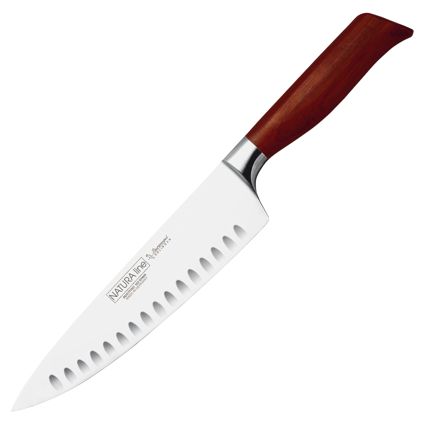 Burgvogel Natura Line Kochmesser Kullenschliff 20 cm