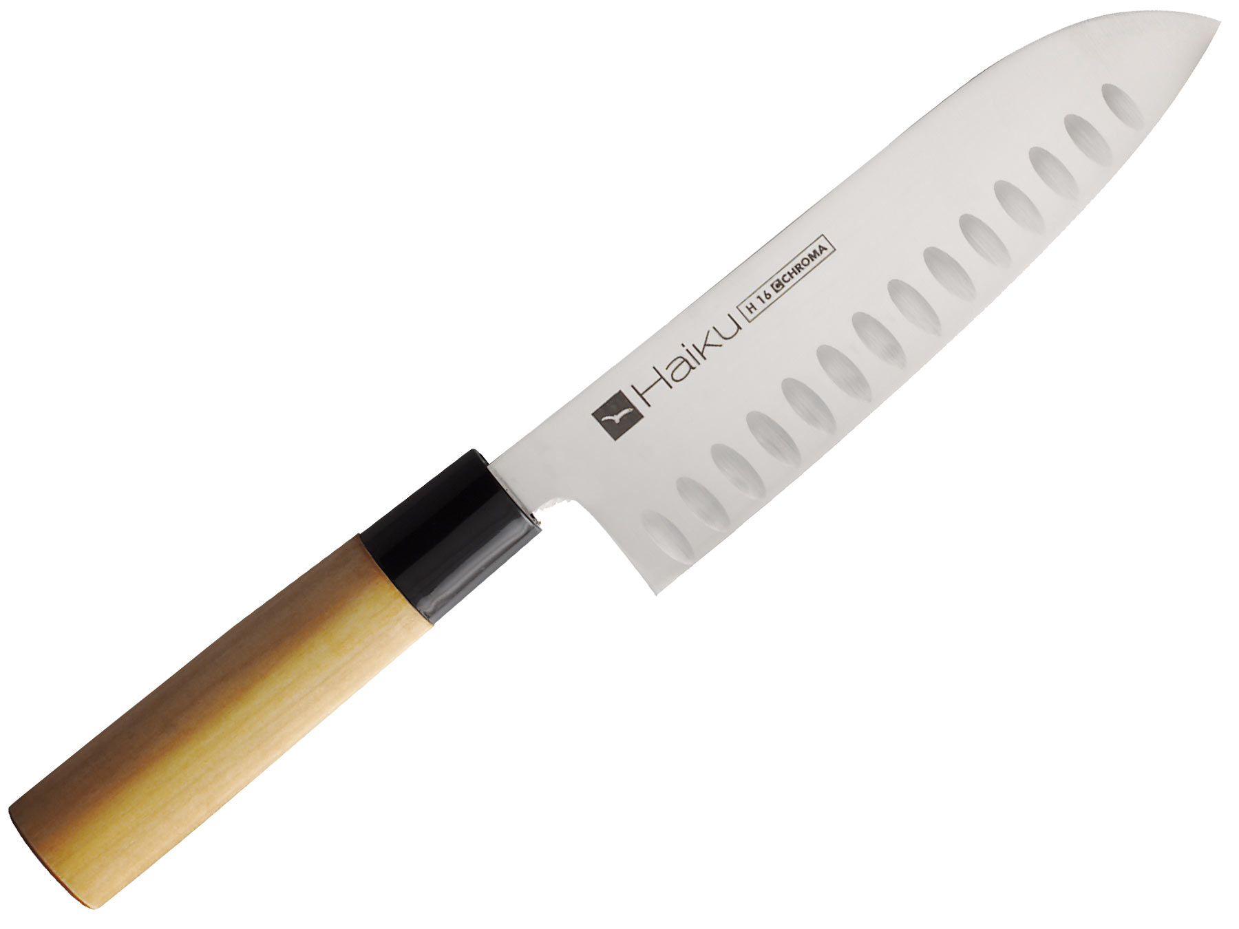 Chroma Haiku H16 Santoku 17 cm - Kullenschliff