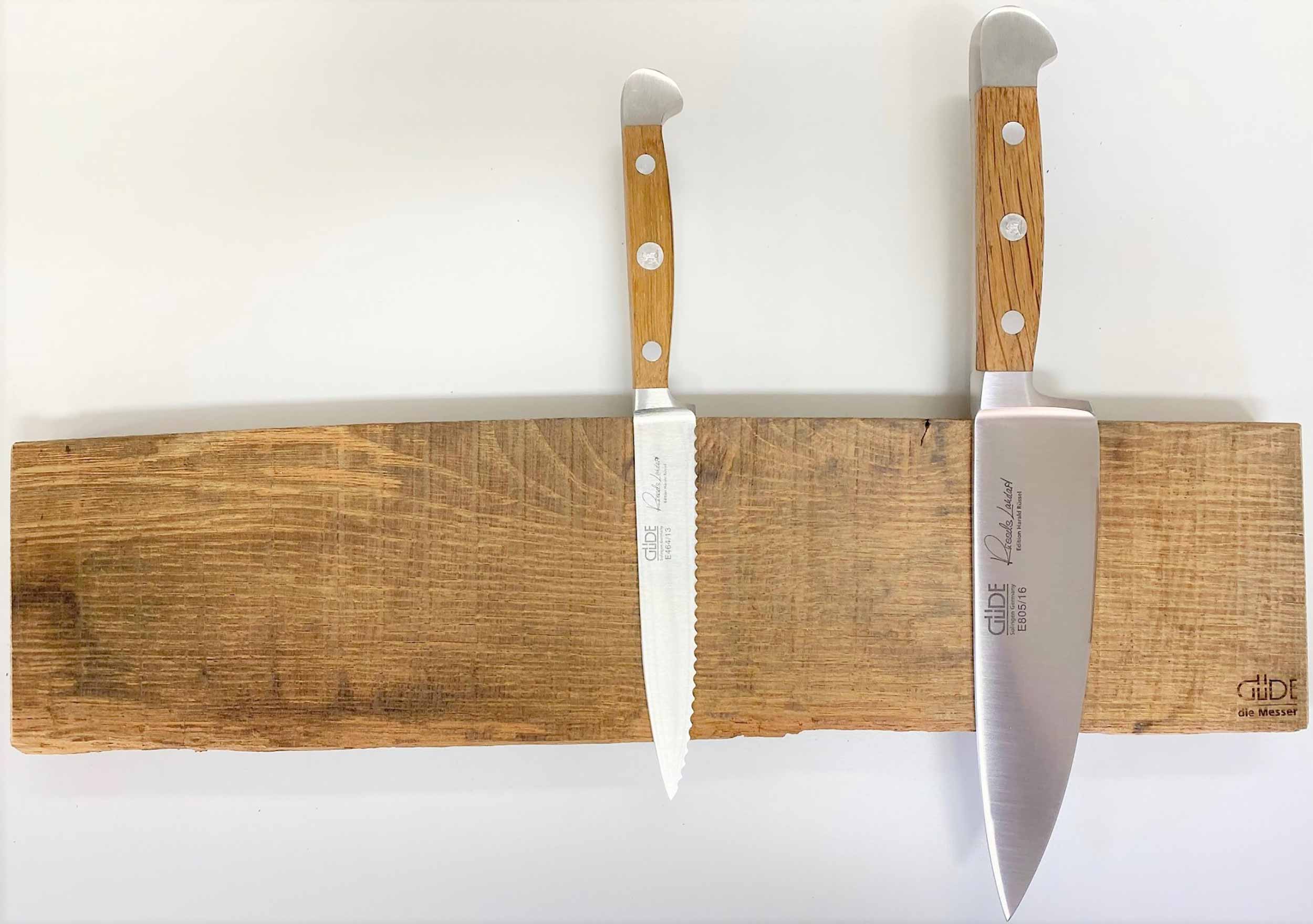 Güde Magnetleiste E095/40 Eichenholz für 7 Messer