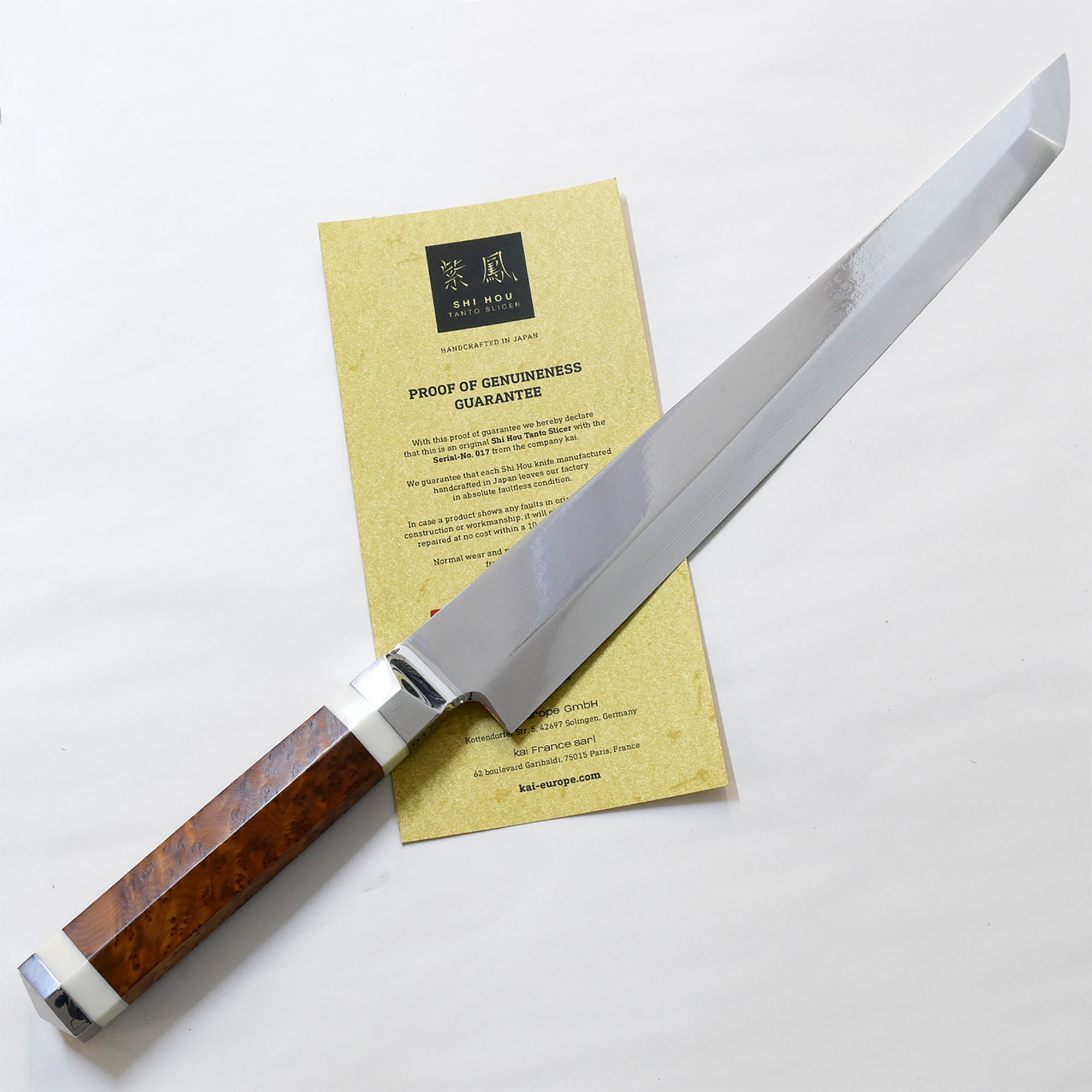 KAI Shun Shi Hou BZ-0048 Tanto Slicer 29 cm