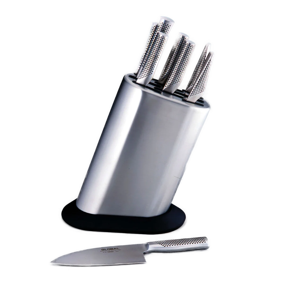 Global G-888/KB/PLR Messerblock mit 8 Messern Global Messerblock G-888KB