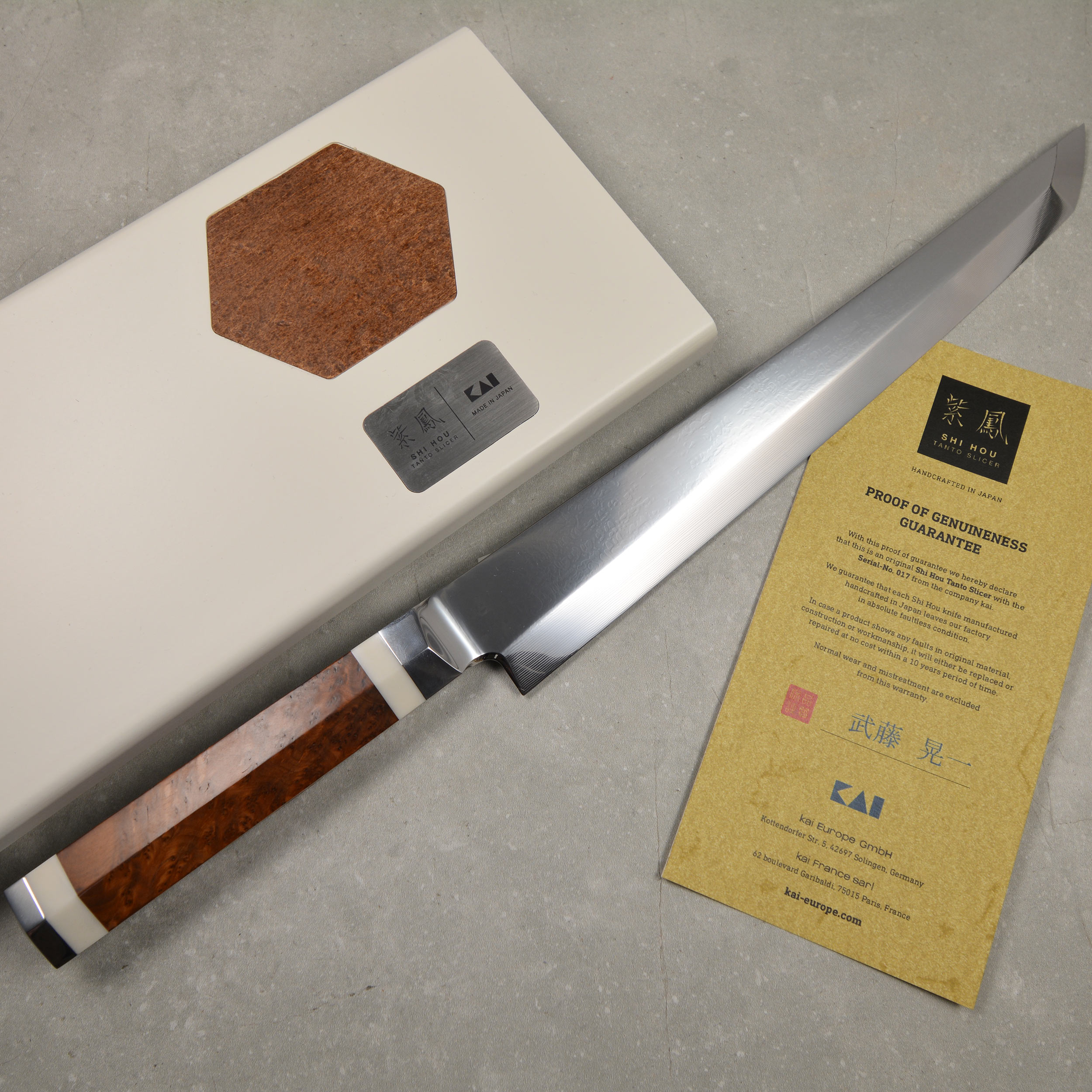 KAI Shun Shi Hou BZ-0048 Tanto Slicer 29 cm