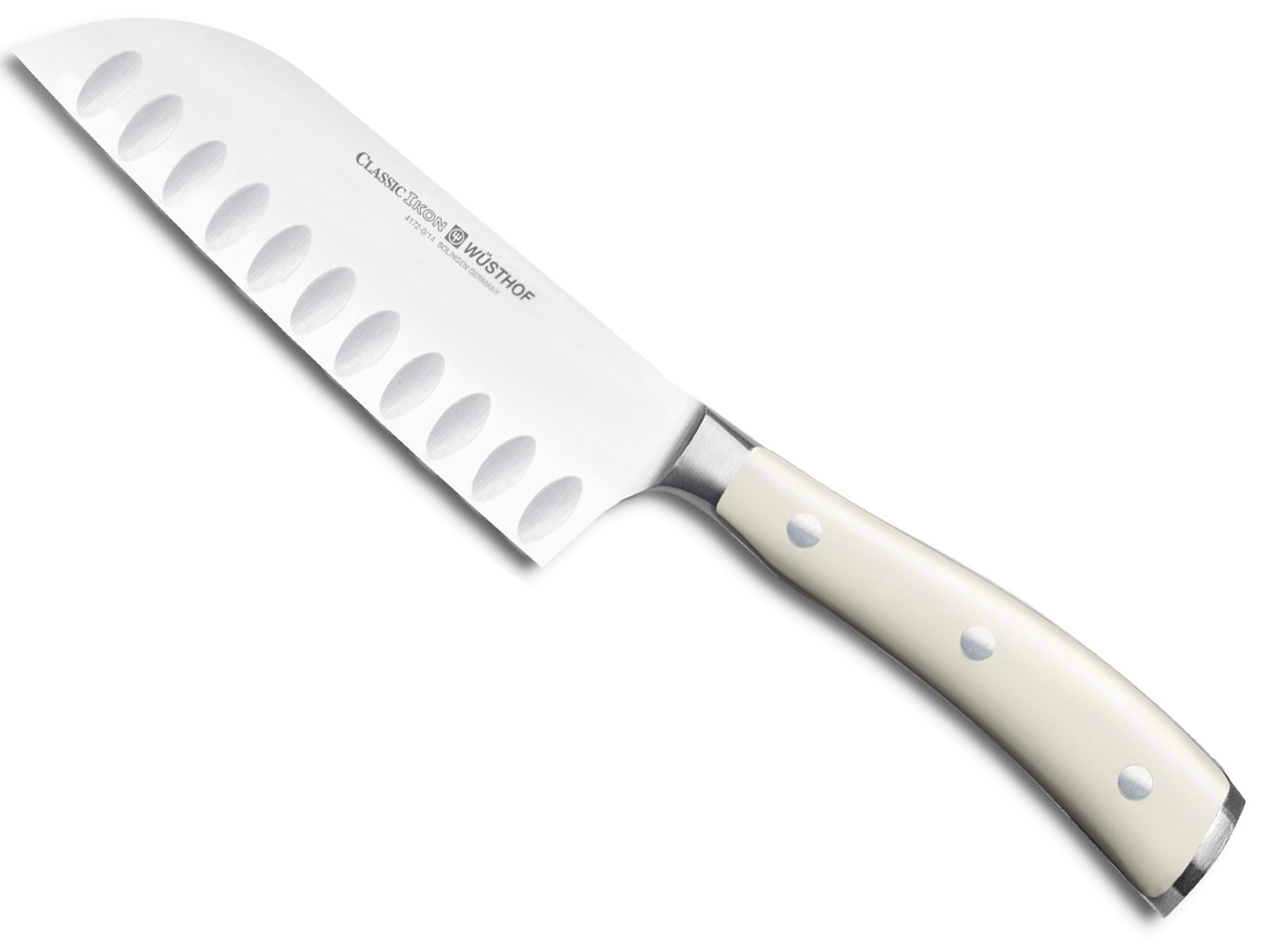 Wüsthof Classic Ikon weiß 4172-0 Santoku 14 cm