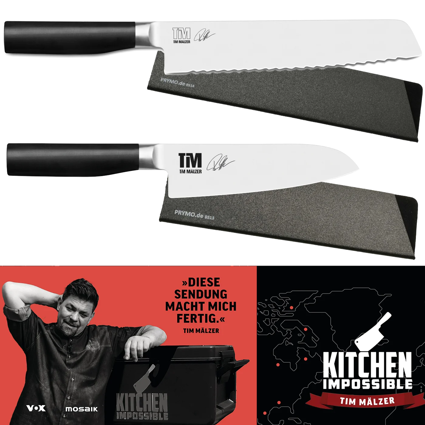 KAI Kamagata Set: Santoku + Brotmesser + Kochbuch KAI Kamagata Set: Santoku + Brotmesser + Kochbuch