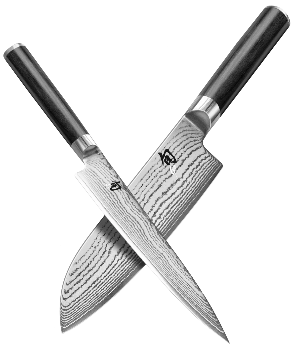 KAI Shun DM-W25 Messerset: Santoku + Allzweckmesser