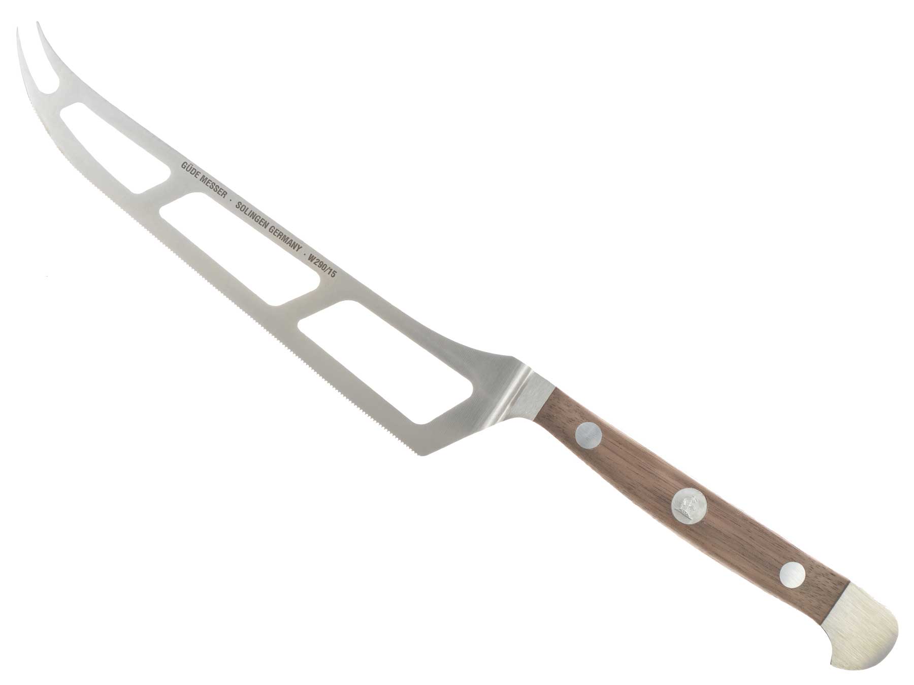 Güde Alpha Walnuss Käsemesser für Weichkäse W290/15 - 15 cm
