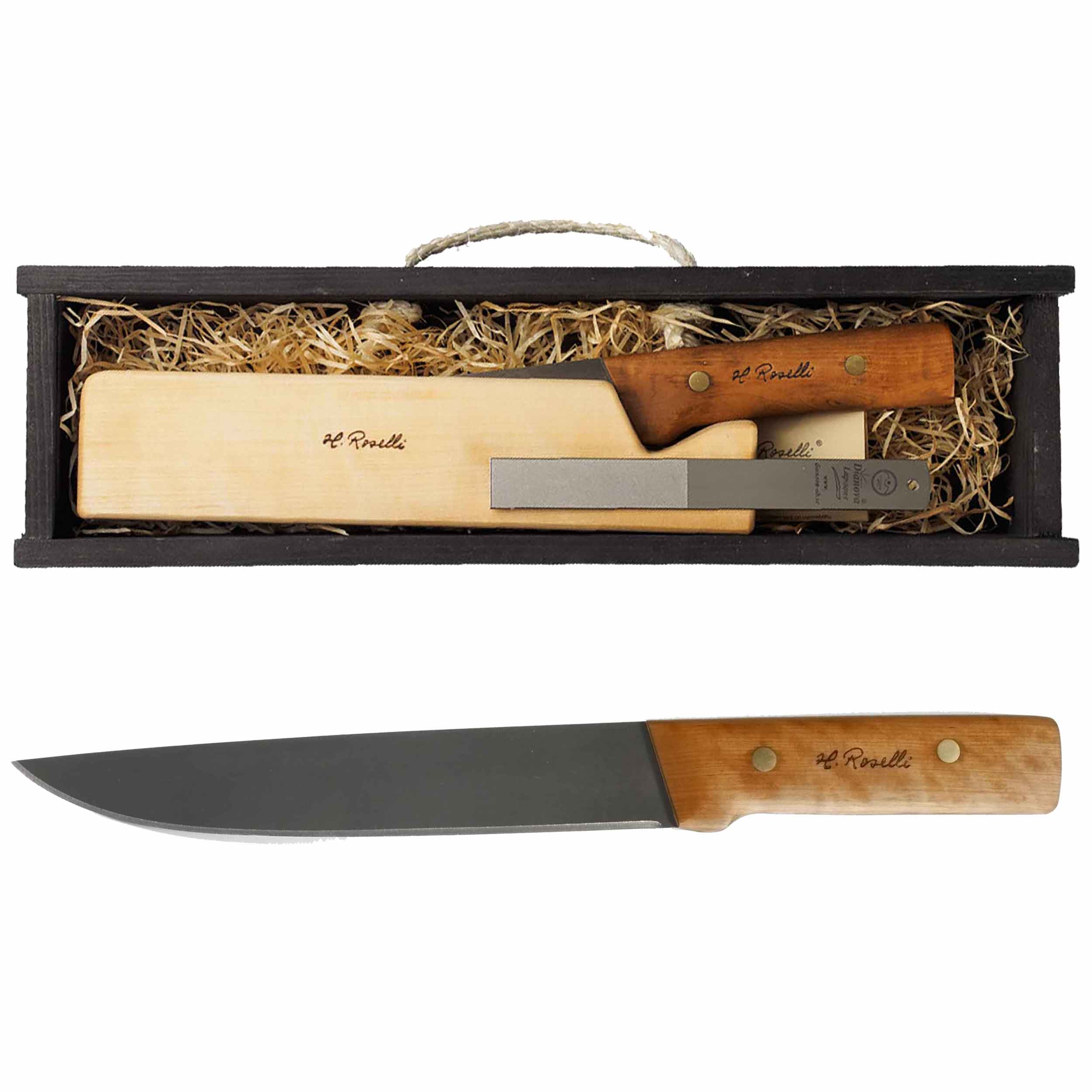 Roselli RW756P Astrid Fleischmesser 20 cm als Geschenkset
