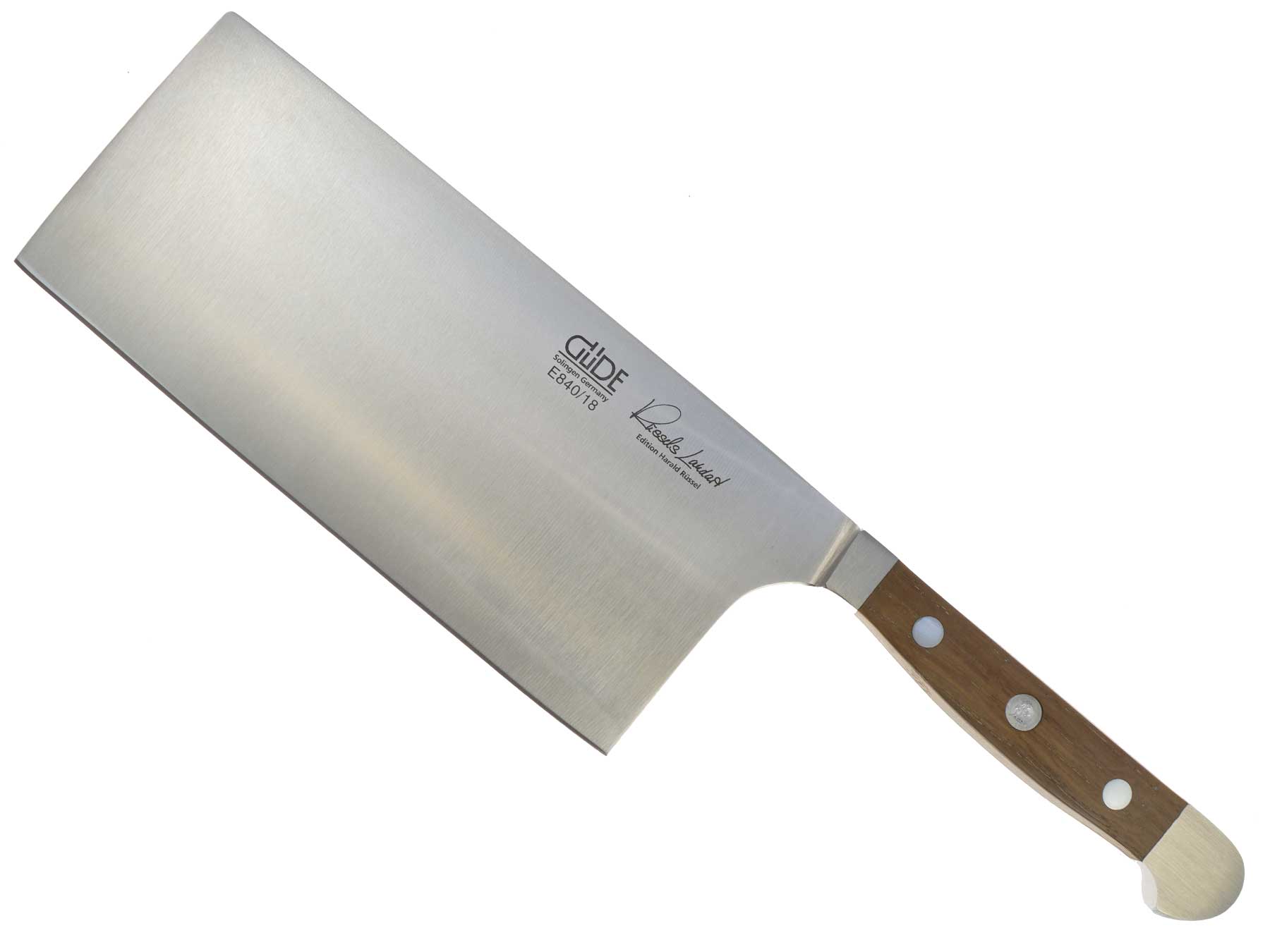 Güde Alpha Faßeiche Chinesisches Kochmesser E840/18 - 18 cm