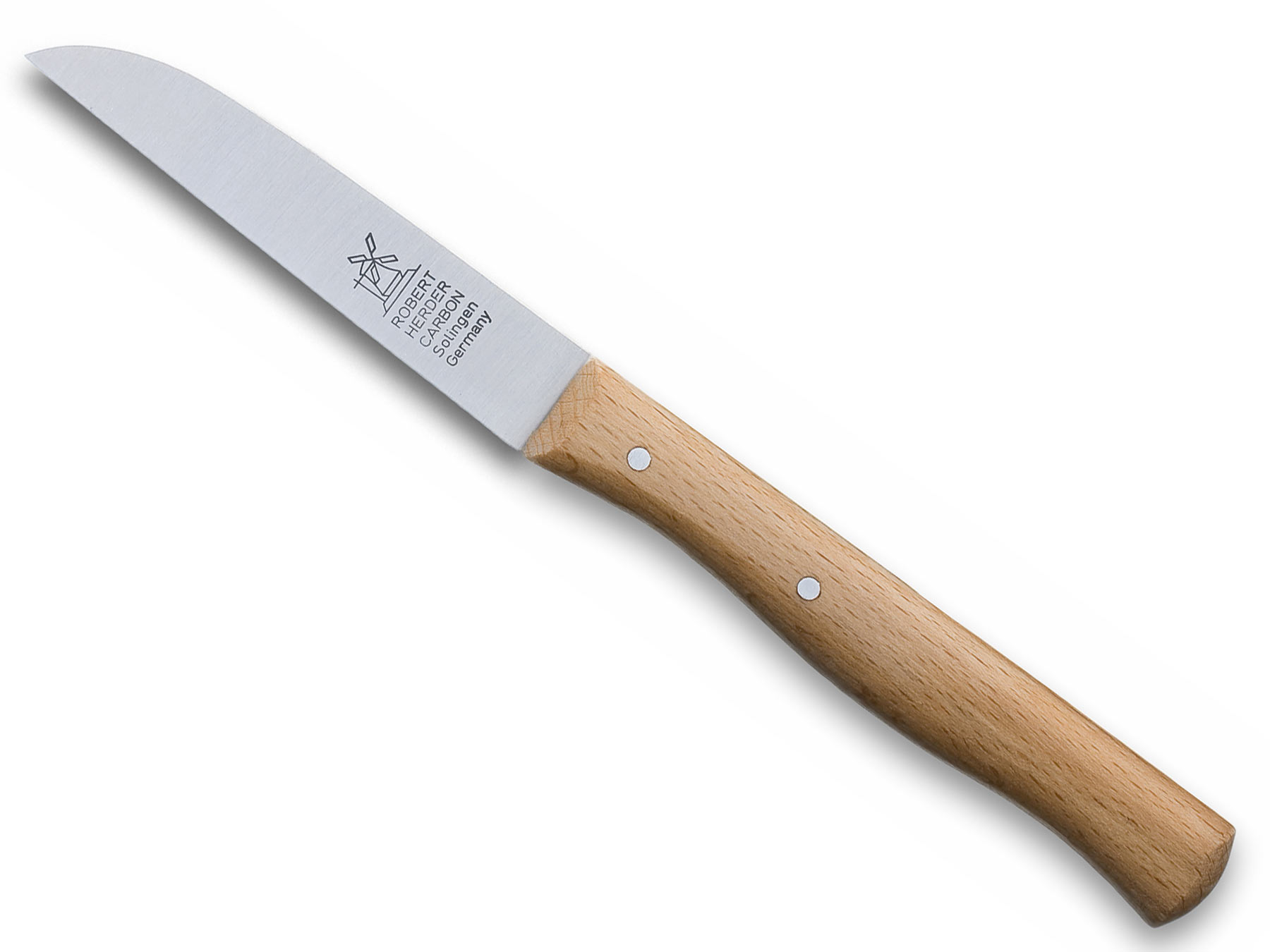 Windmühle Schälmesser Klassiker Carbon Rotbuche 8,5cm