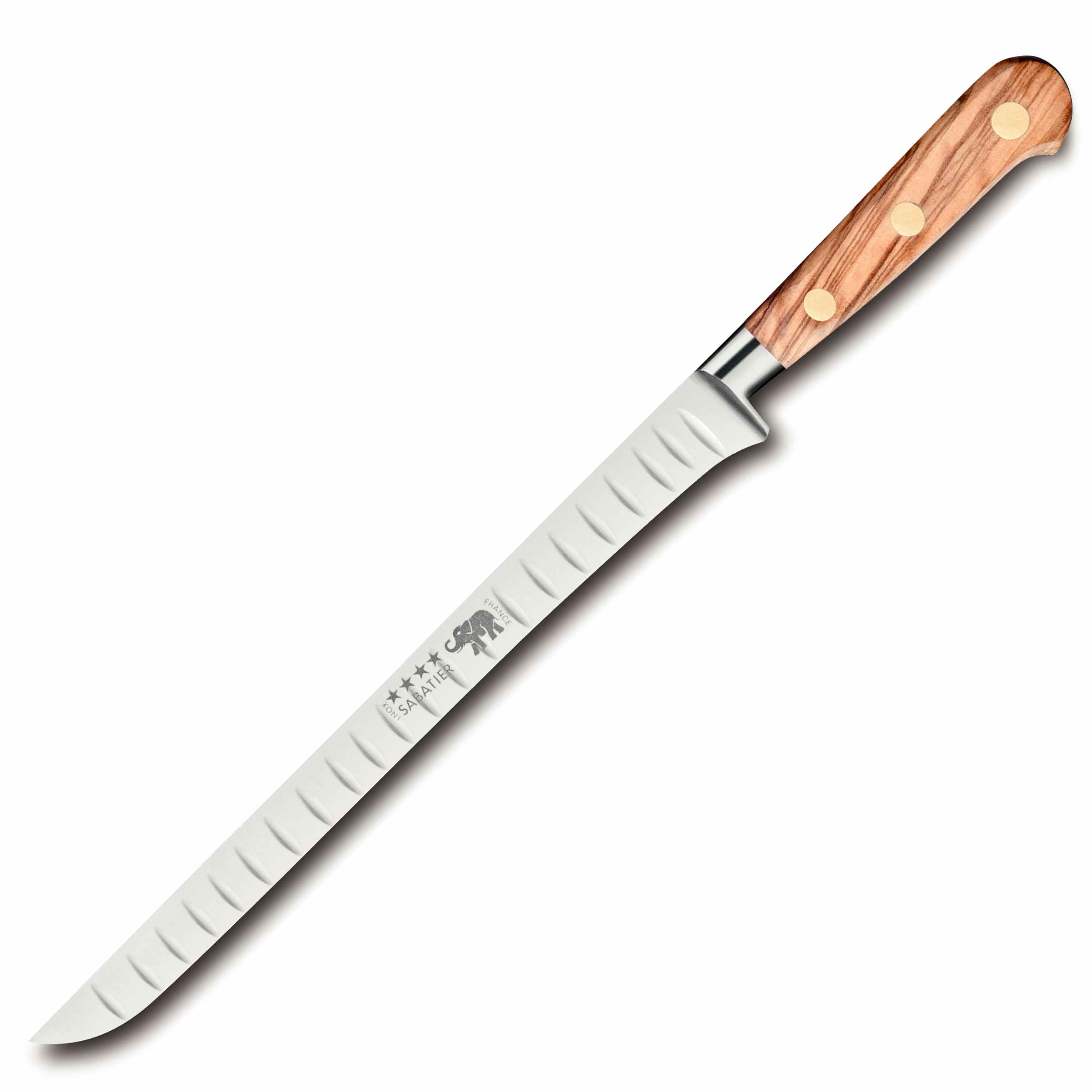 Sabatier Tranchiermesser Kullenschliff SA2256 Olive 30 cm