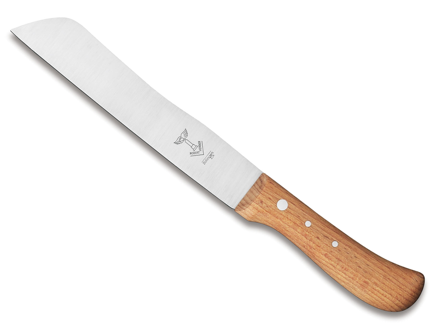 Windmühle Hamburger Brotmesser Vogelsäule Carbon Rotbuche 18,2cm
