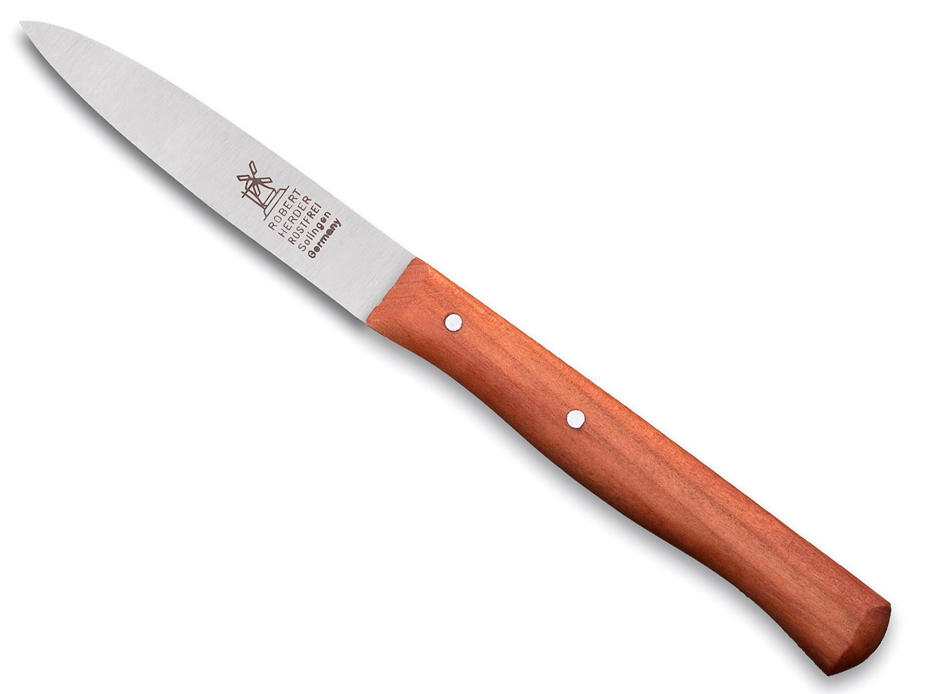 Windmühle Schälmesser Mittelspitz Carbon Kirsche 8,5cm