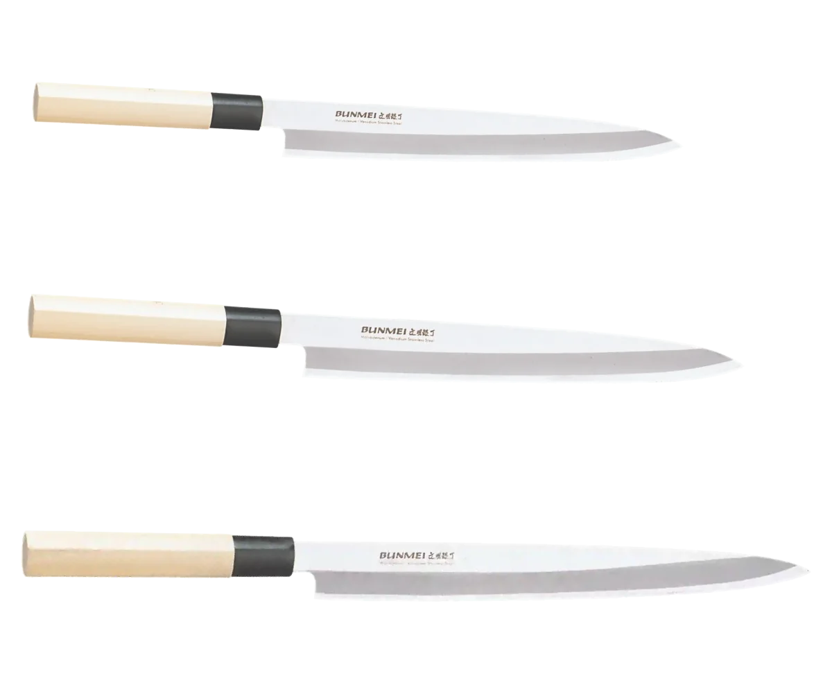 Bunmei Yanagiba Sashimi Messer 21cm / 27cm / 30cm Bunmei Yanagi Sashimi Messer