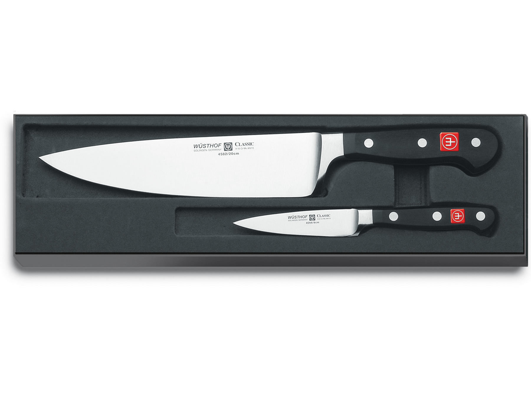 Wüsthof Classic 9755 Messersatz 2 teilig Koch- & Spickmesser