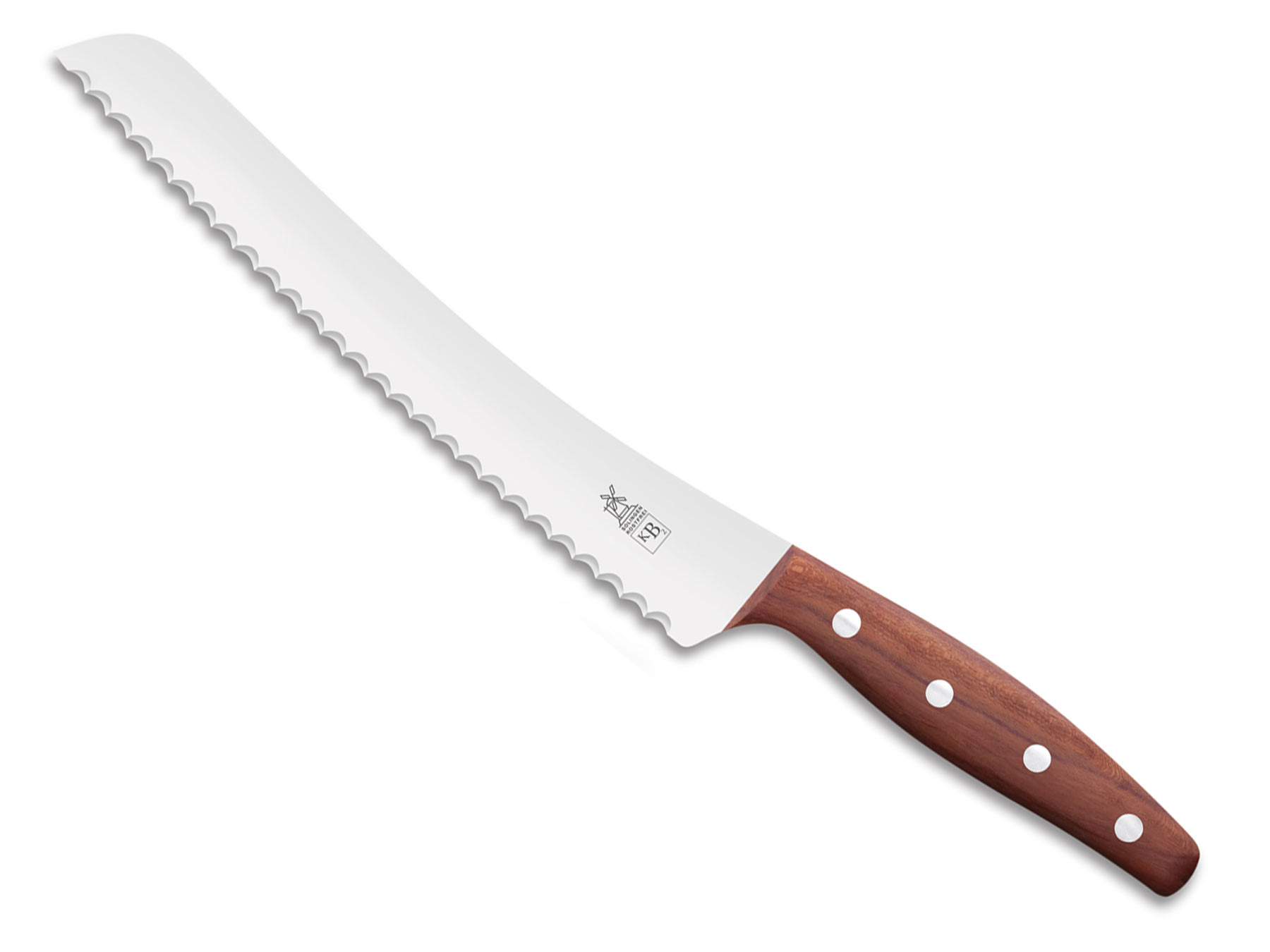 Windmühlenmesser KB2 Brotmesser Beidhänder Pflaume 23cm