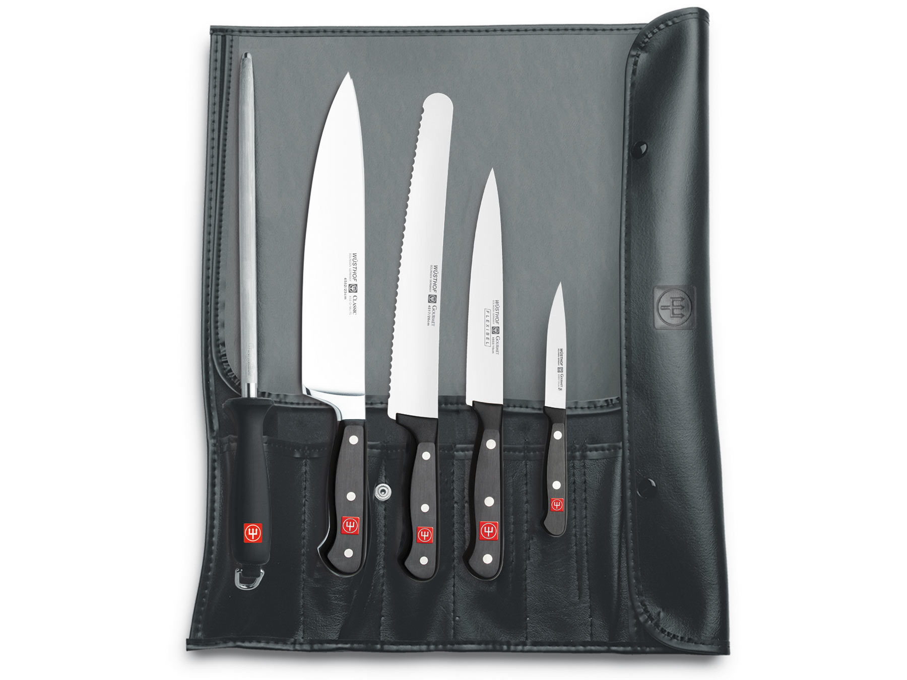 Wüsthof 9788 Starter Rolltasche mit 5 Teilen