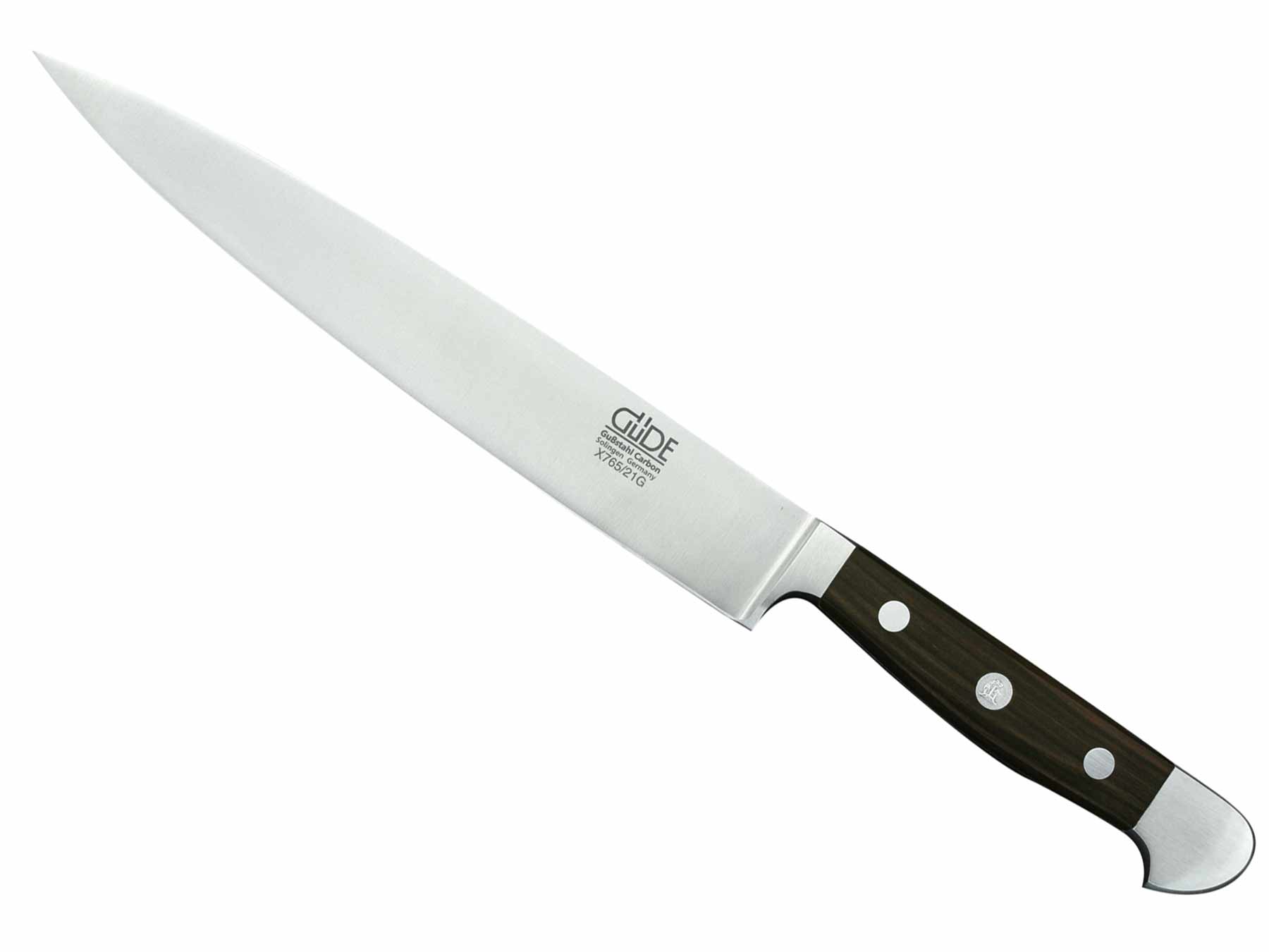 Güde Alpha Griff Makassar, Schinkenmesser X765/21G - 21 cm