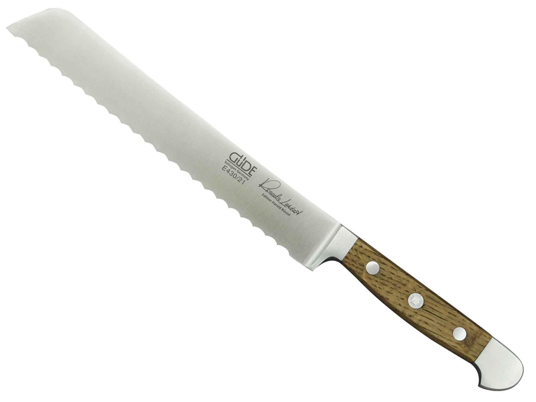 Güde Alpha Faßeiche Brotmesser E430/21 - 21 cm