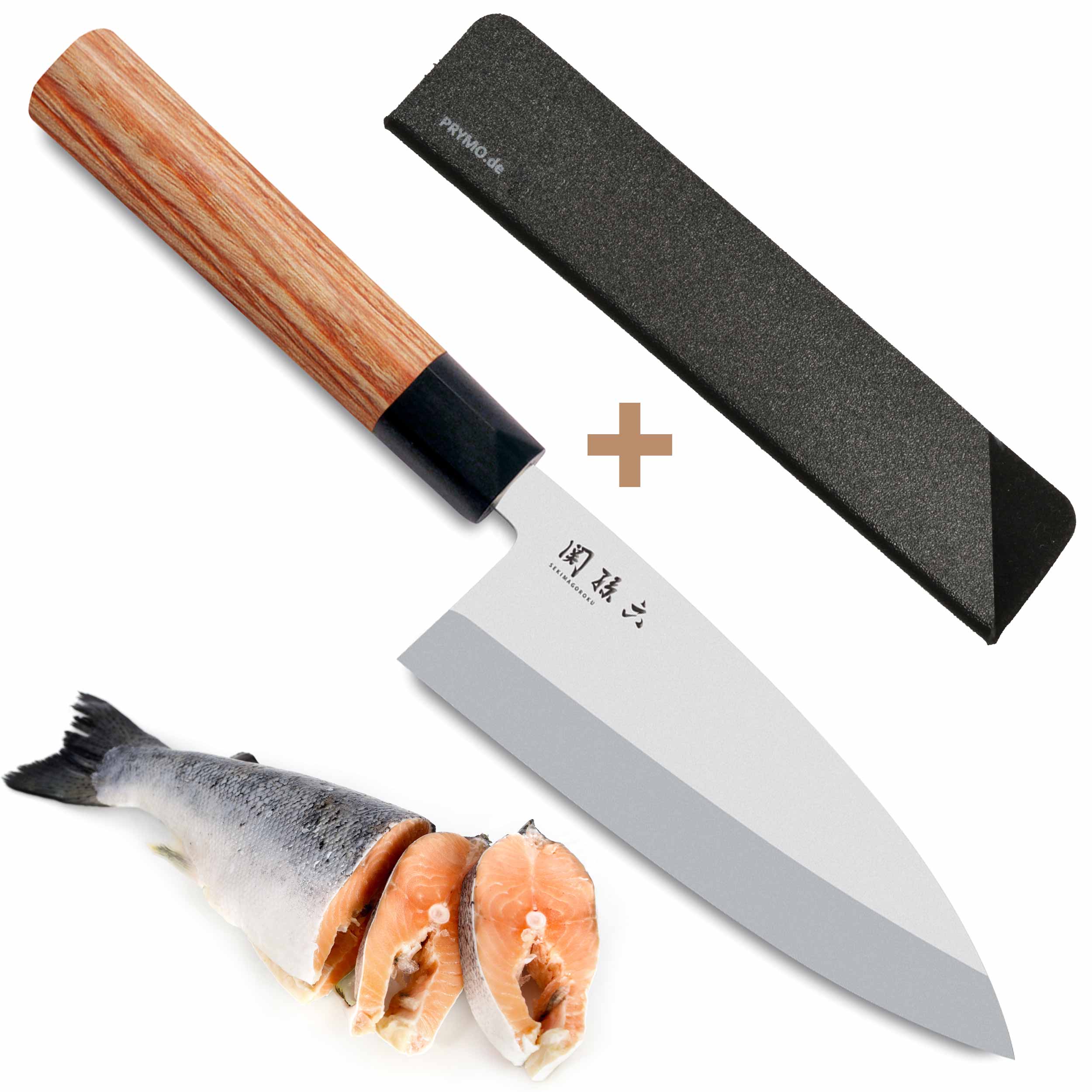 KAI Seki Magoroku Redwood MGR-155D Deba Messer Fischmesser Japan 15,5 cm 