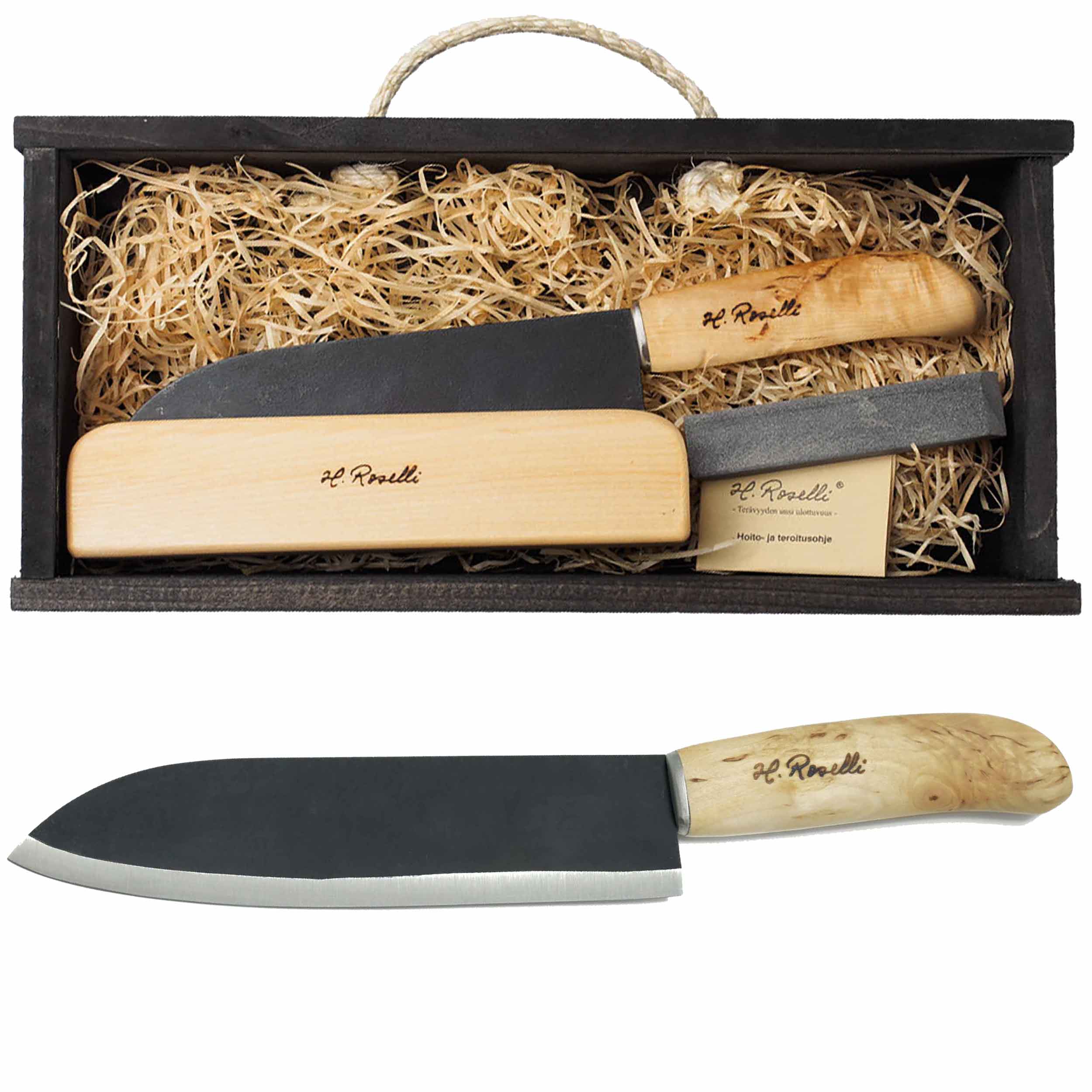 Roselli R710P kleines Kochmesser 16,5 cm als Geschenkset