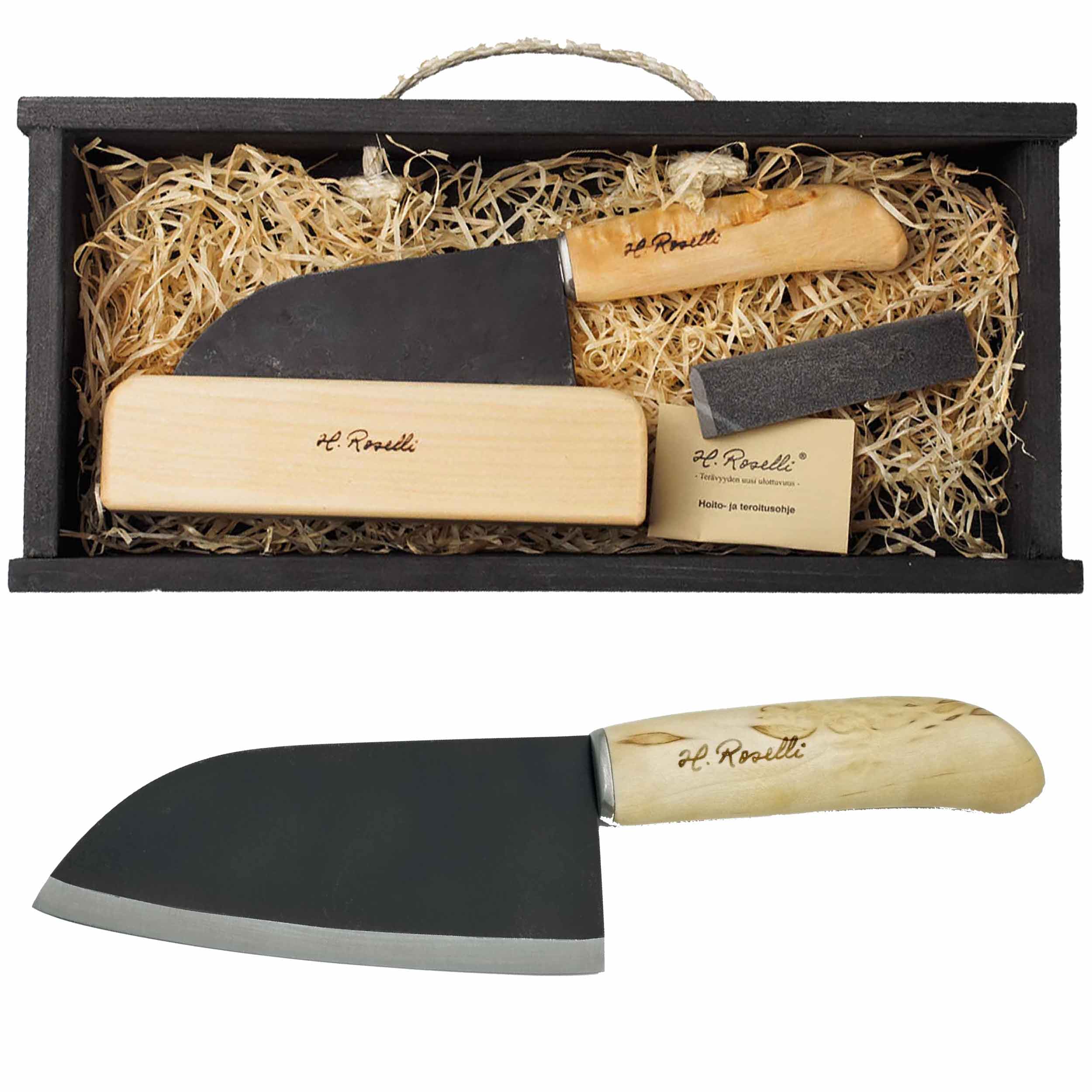 Roselli R700P Santoku Messer 14 cm als Geschenkset