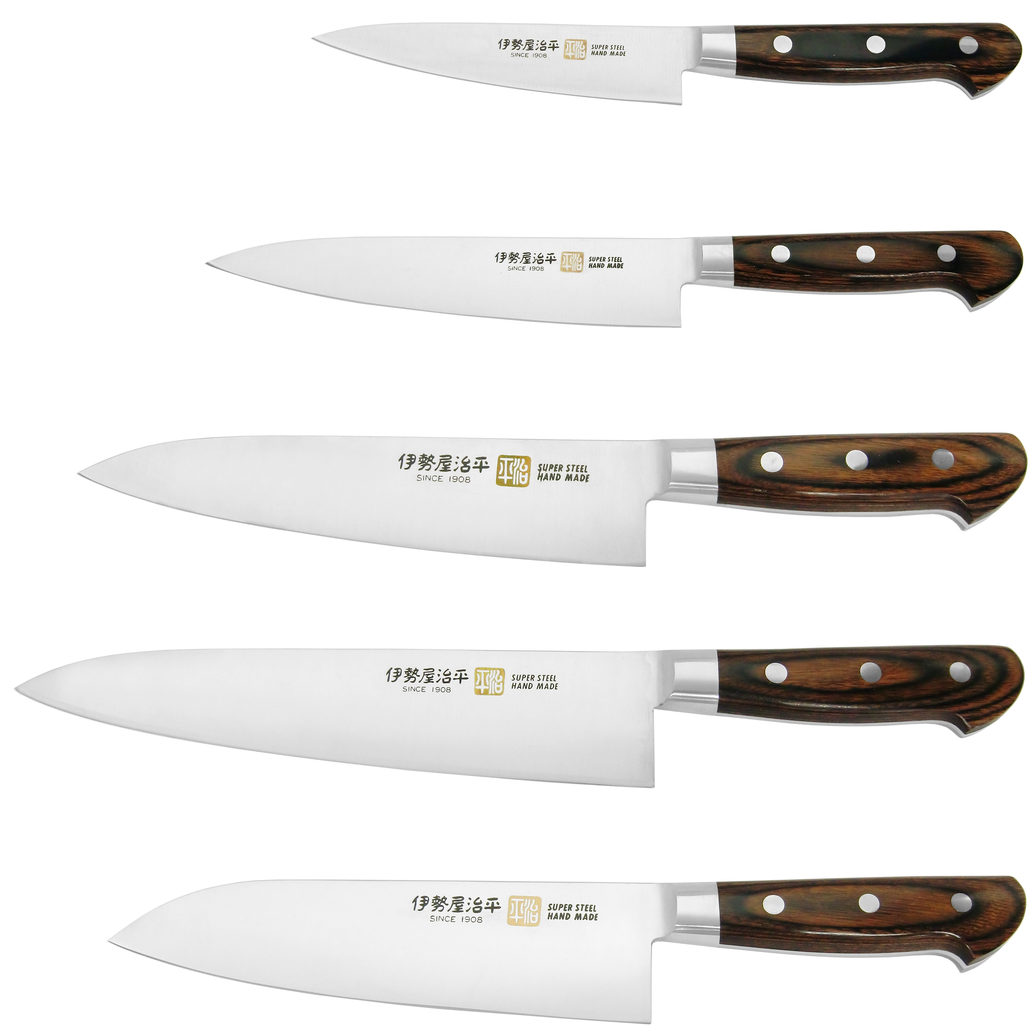 Seto Knives Iseya B-Serie KB-5 Santoku 18 cm