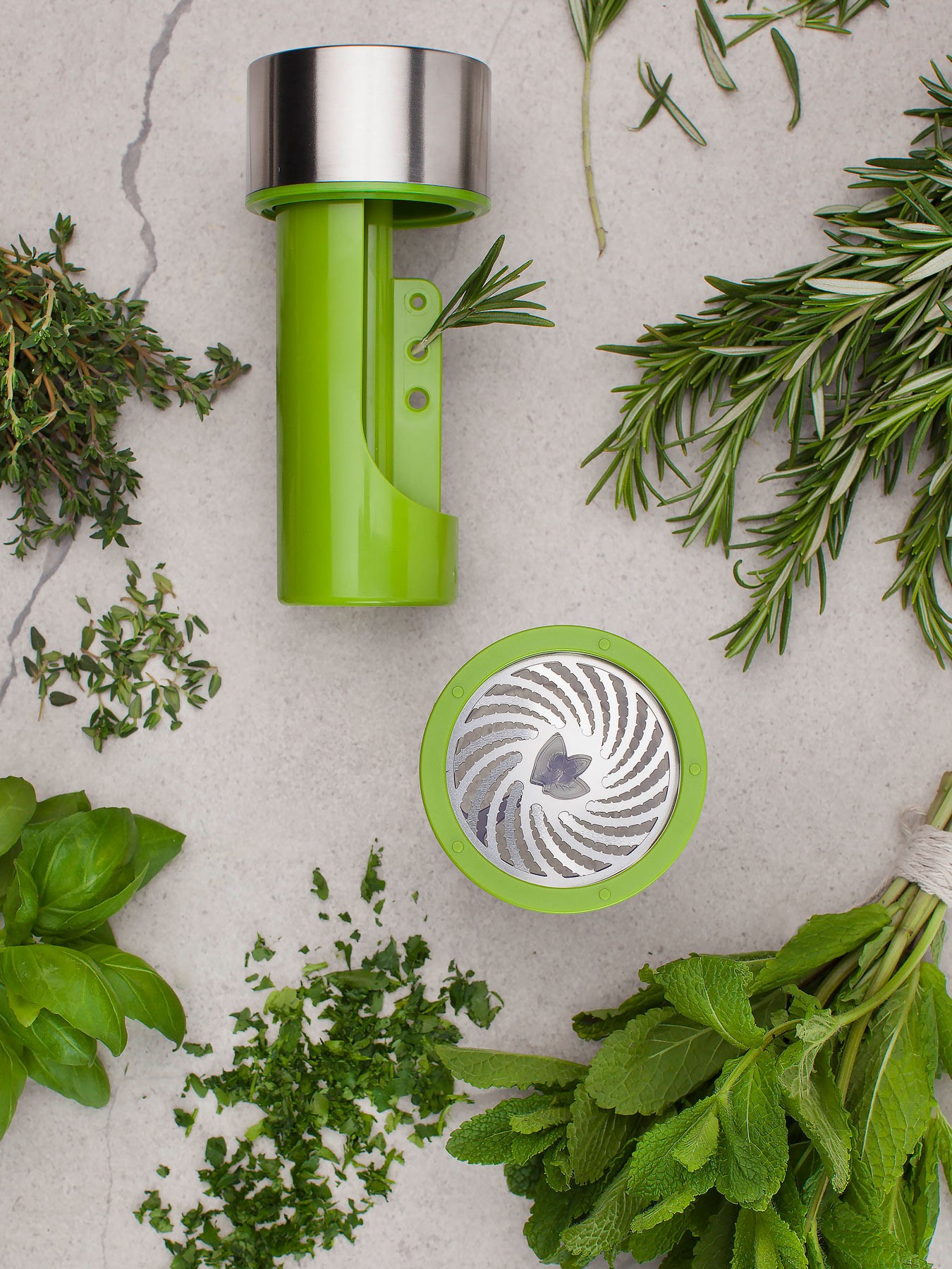 Microplane Easy Prep 48916 Herb Mill Kräuterschneider gezahnt
