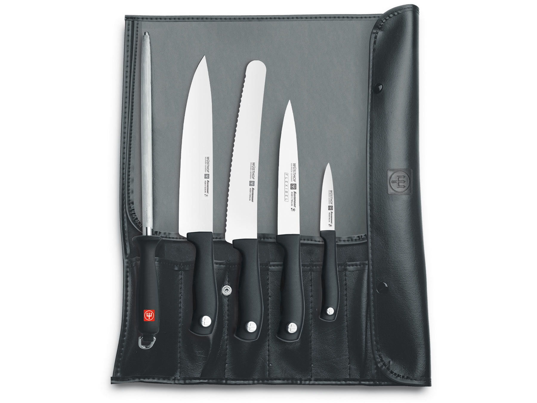 Wüsthof Silverpoint 9786 Starter Rolltasche 5 teilig