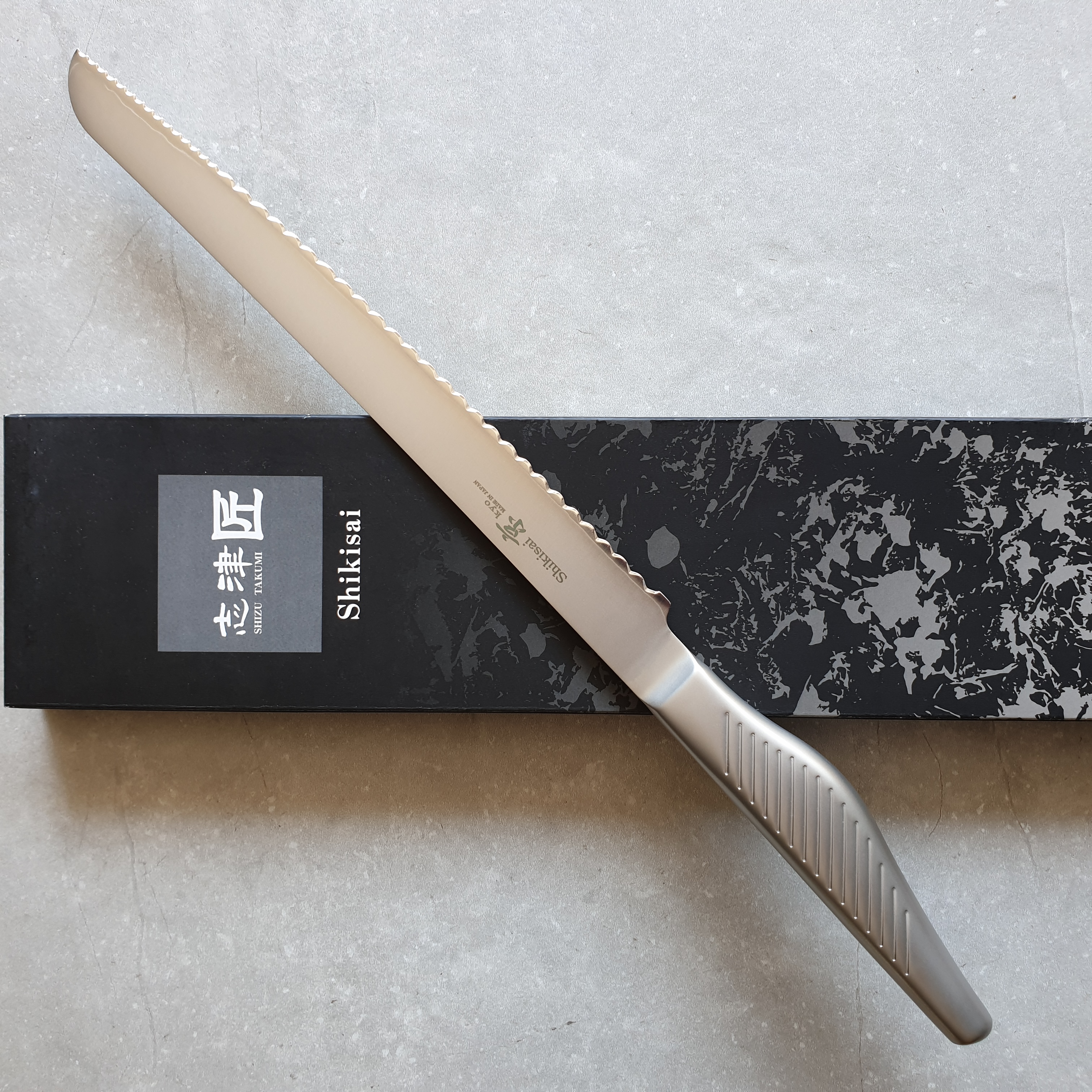 Shizu Hamono Kyo SK-1079 Brotmesser 24cm
