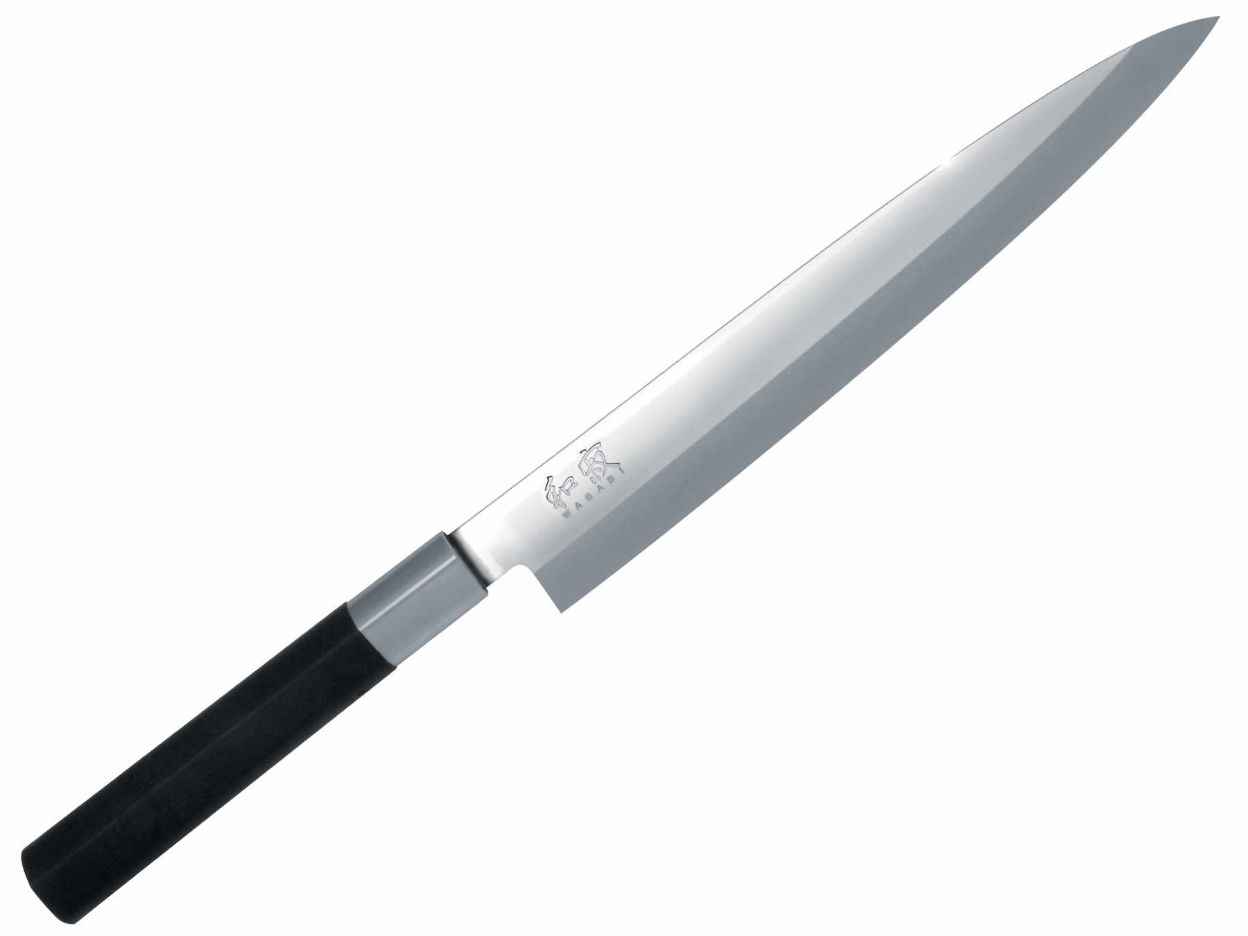 KAI Wasabi Black 6721Y Yanagiba - 21 cm