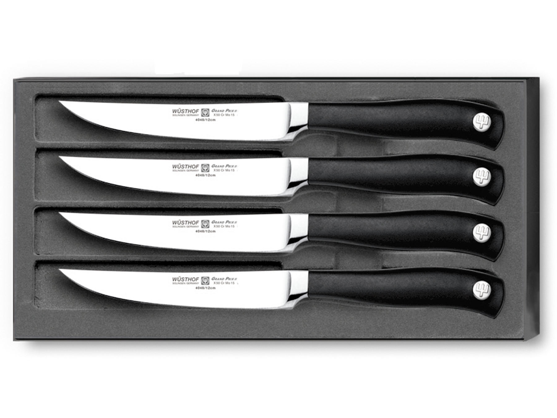 Wüsthof Grand Prix II 9625 Steakmessersatz mit 4 Messern