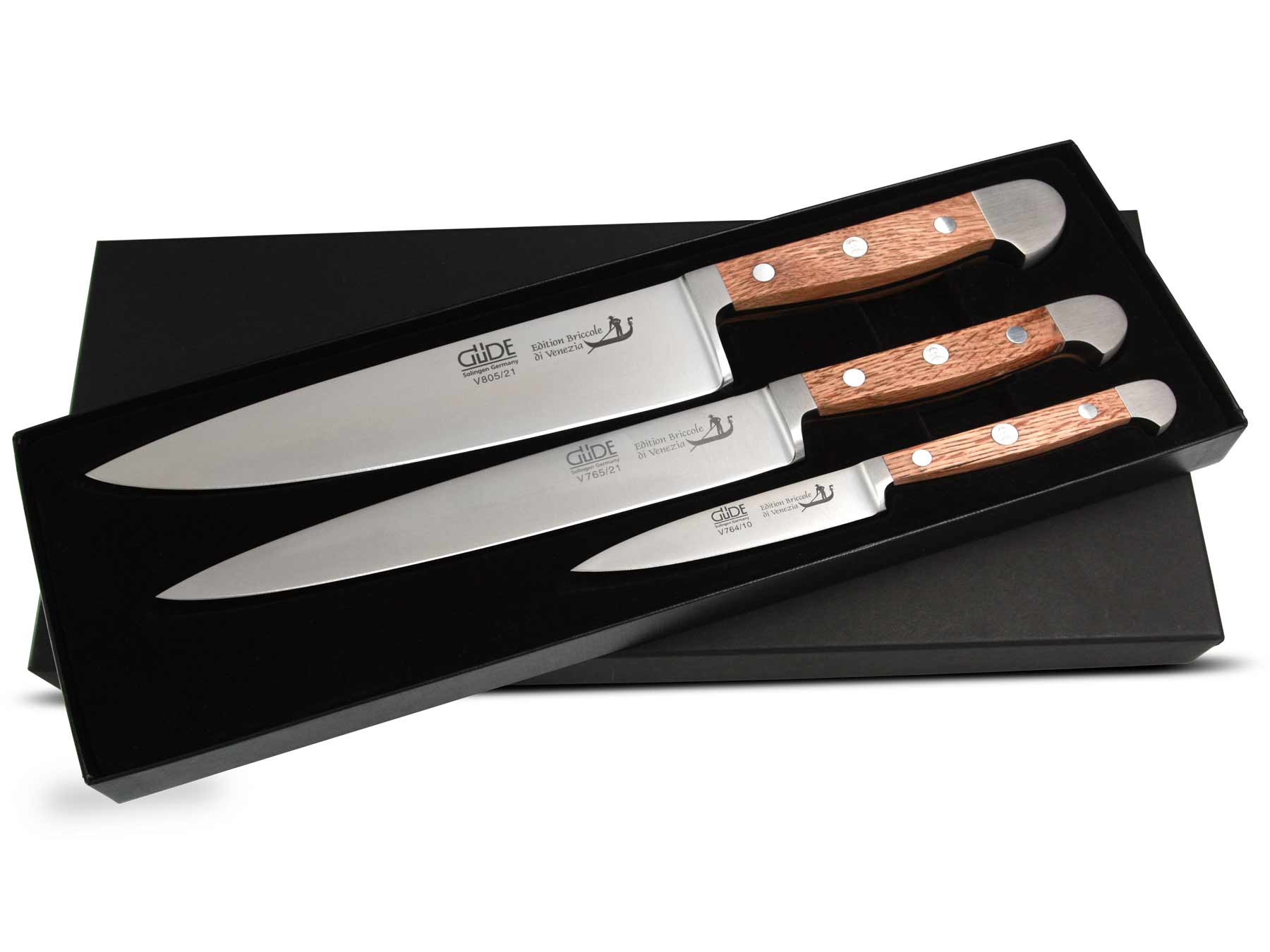 Güde Briccole di Venezia Messerset 3-V000 mit 3 Messern