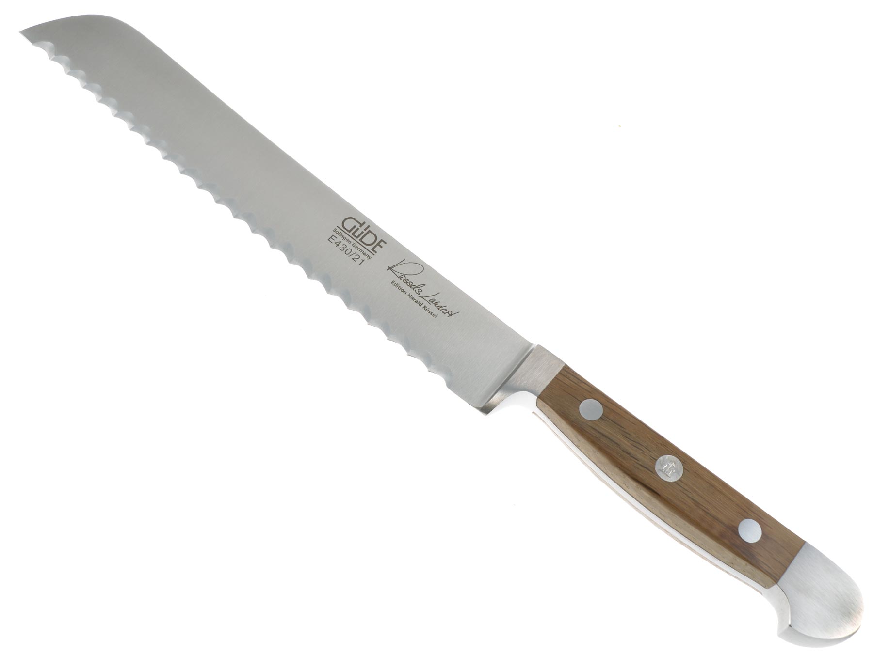 Güde Alpha Faßeiche Brotmesser E430/21L - 21 cm linkshänder Vers