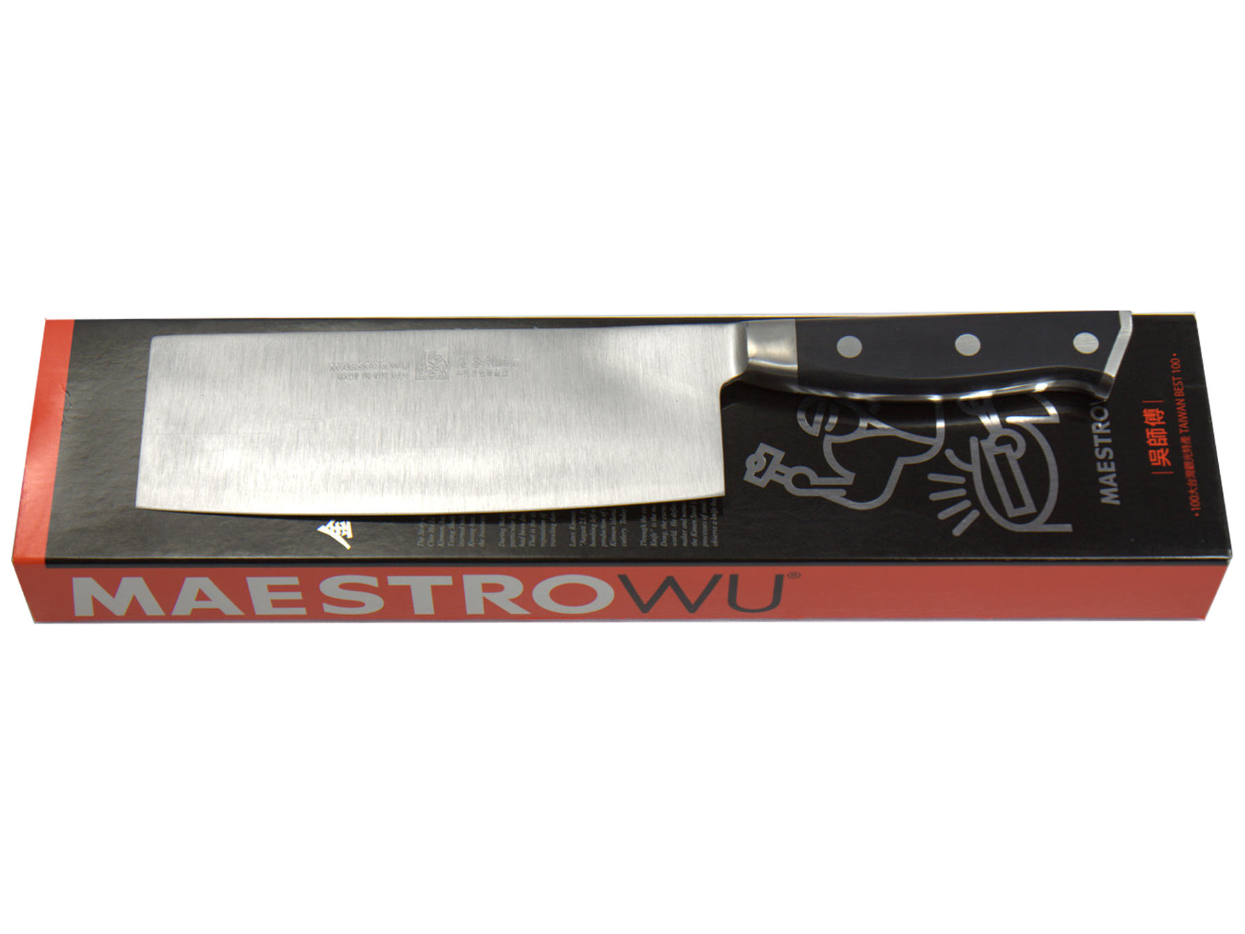 Maestro Wu D-08 Nakiri Messer 16,5 cm