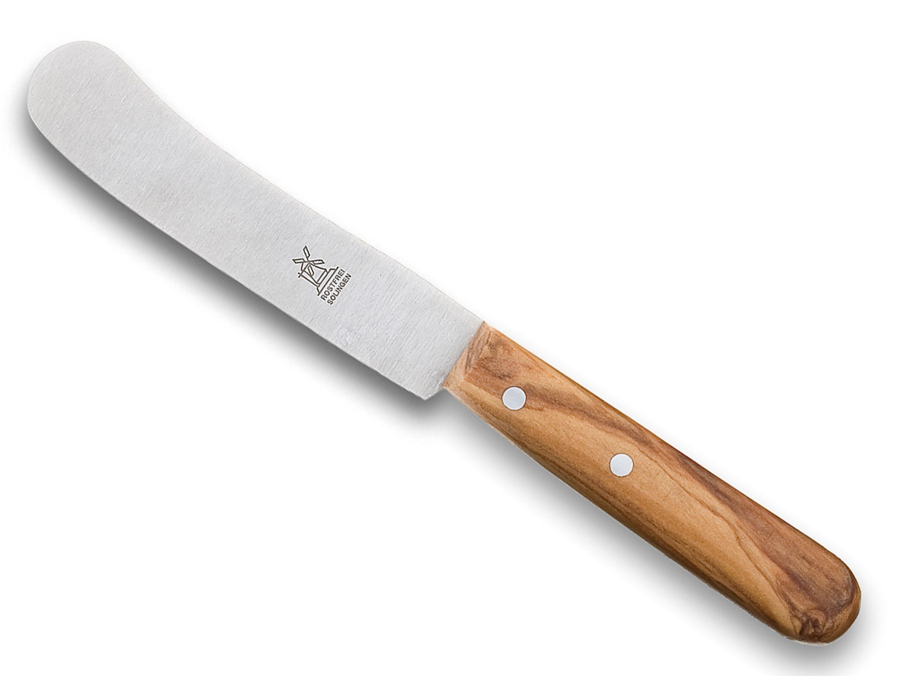 Windmühlenmesser Buckels MINI Buttermesser Olive 7cm