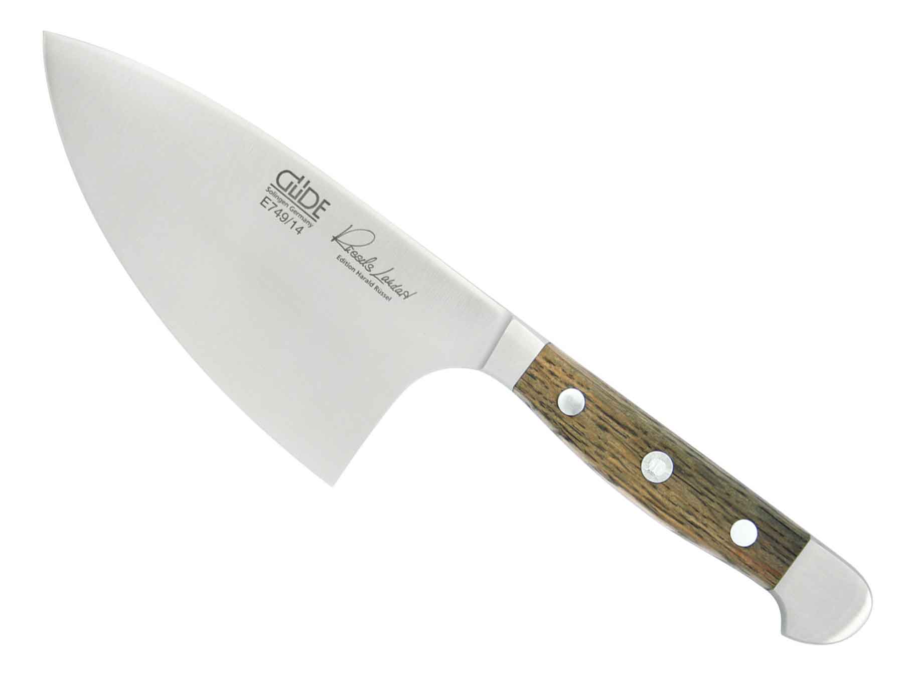 Güde Alpha Faßeiche Kräutermesser Shark E749/14 - 14 cm