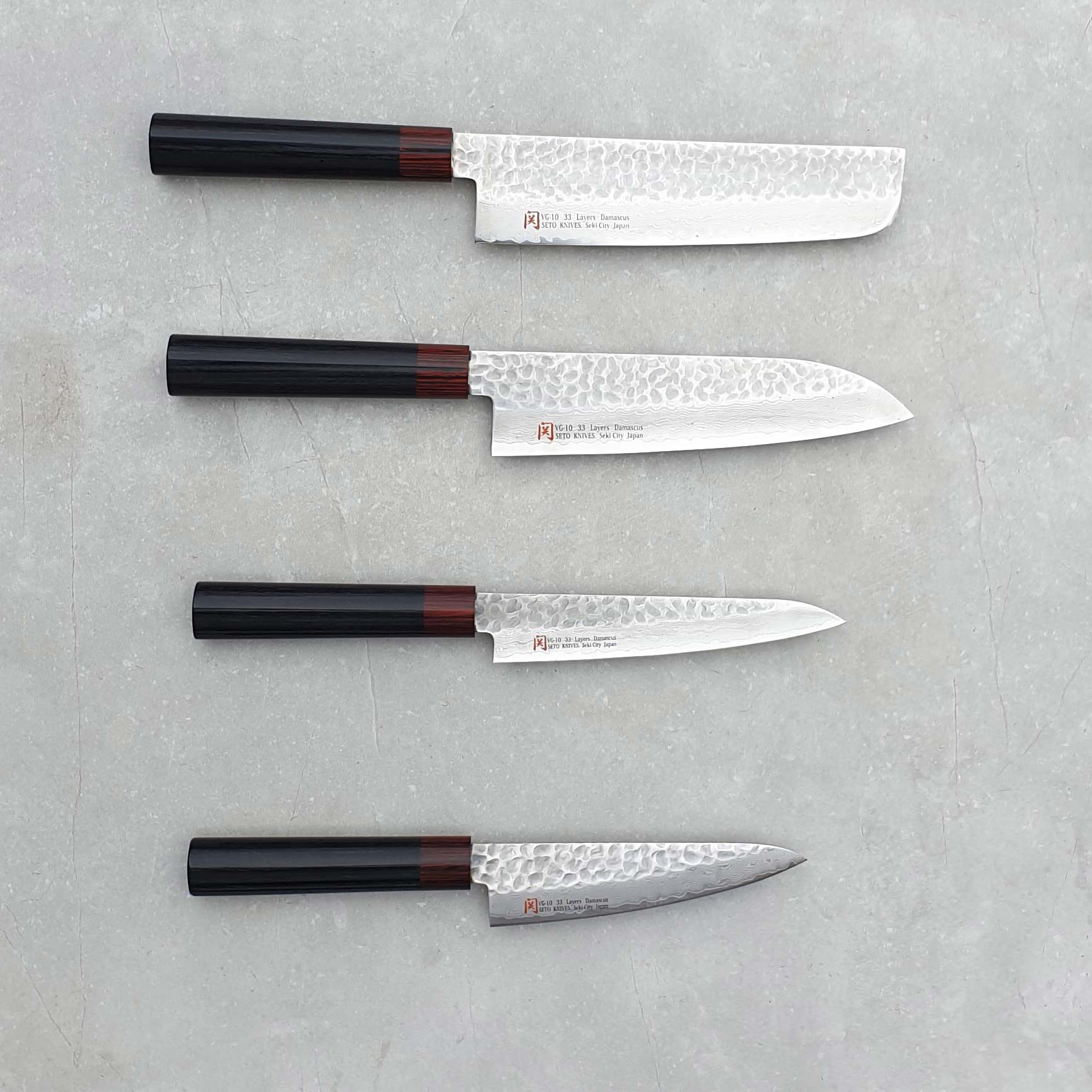 Seto Knives Iseya I-Serie KK-5 Santoku 18 cm