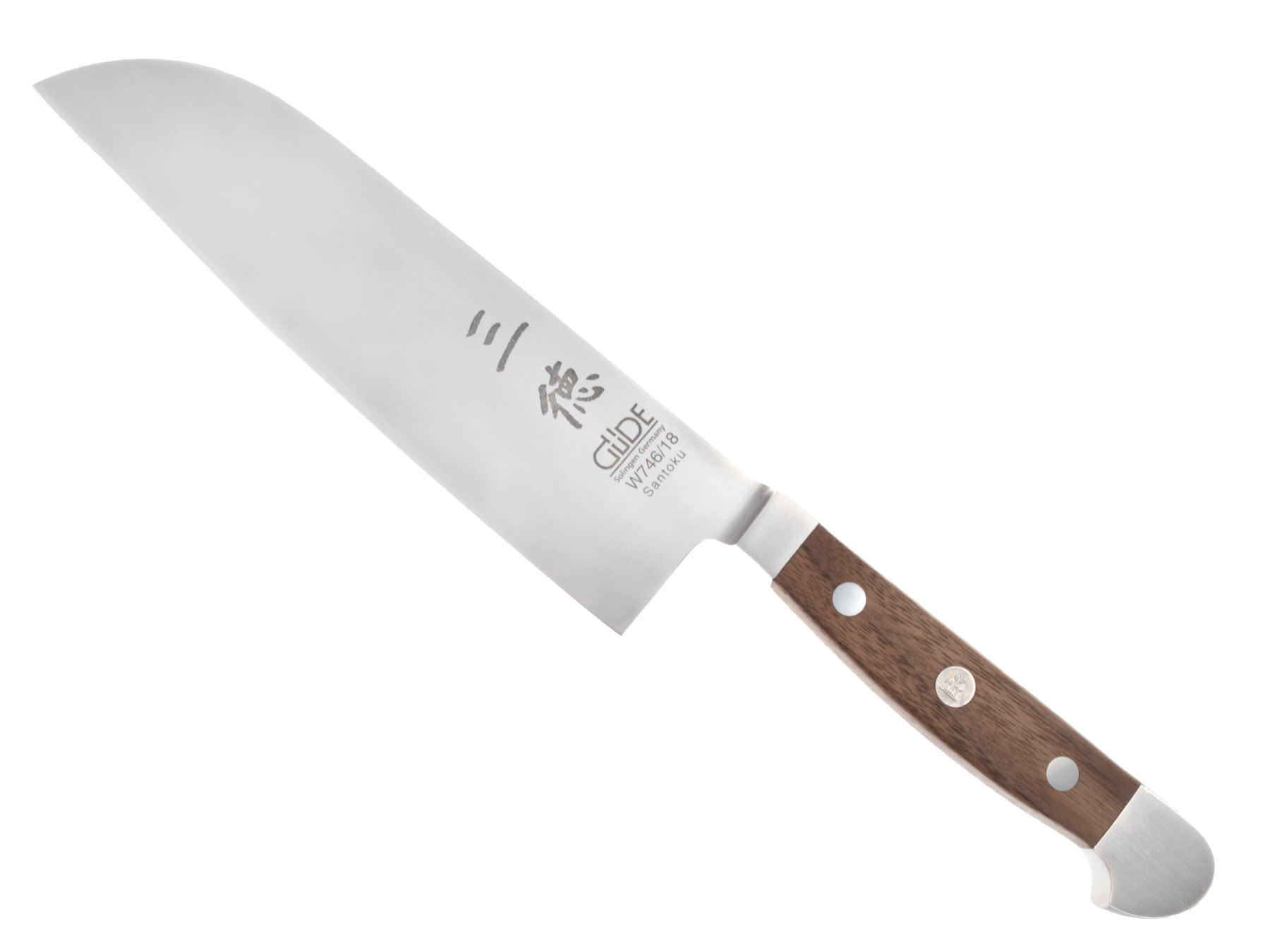 Güde Alpha Walnuss Santoku W746/18 18 cm